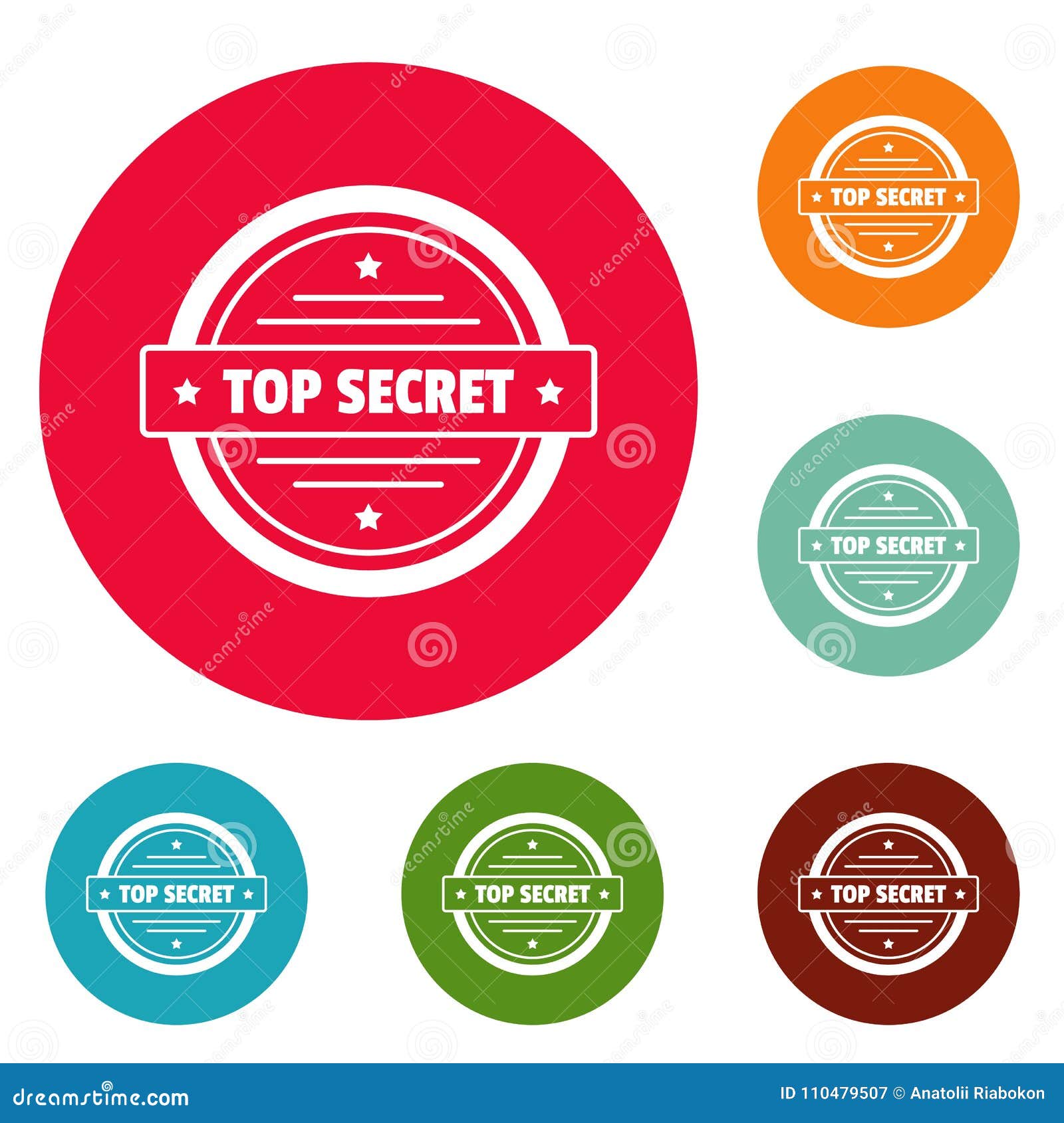 429 Top Secret Logo Stock Illustrations Vectors Clipart