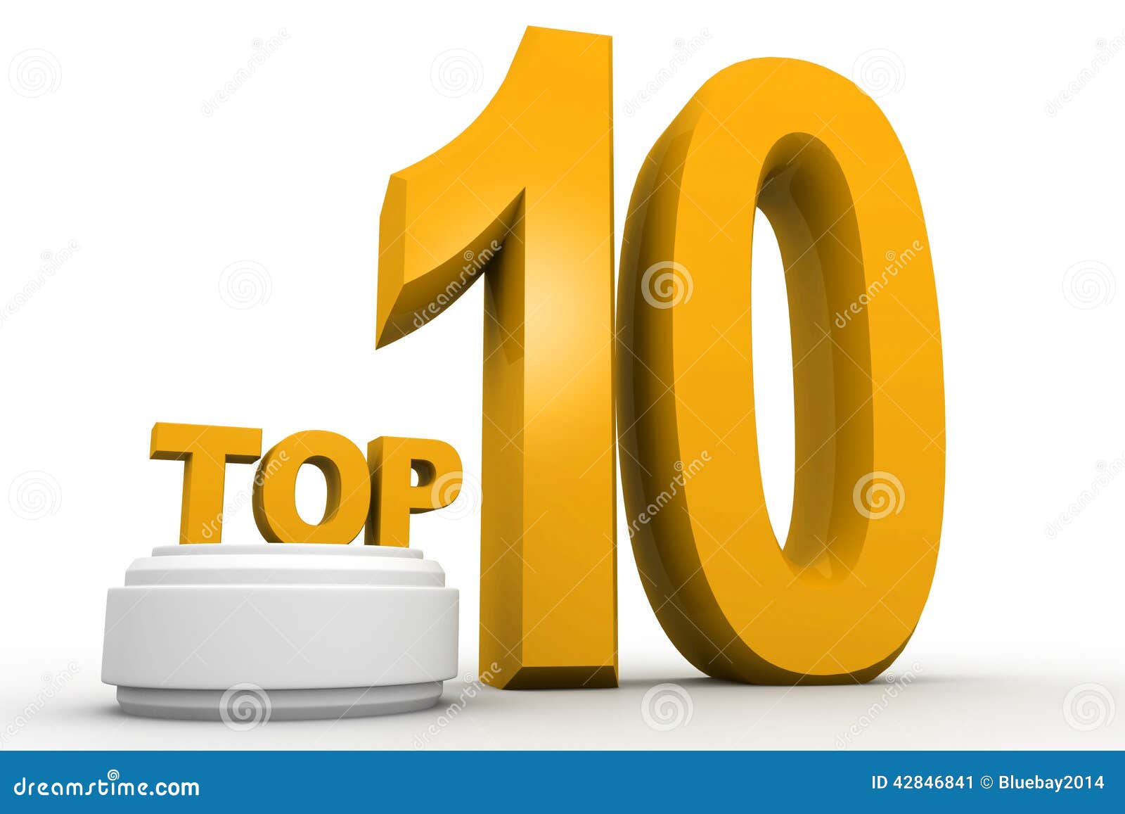 Top ten stock illustration. Illustration of background 42846841