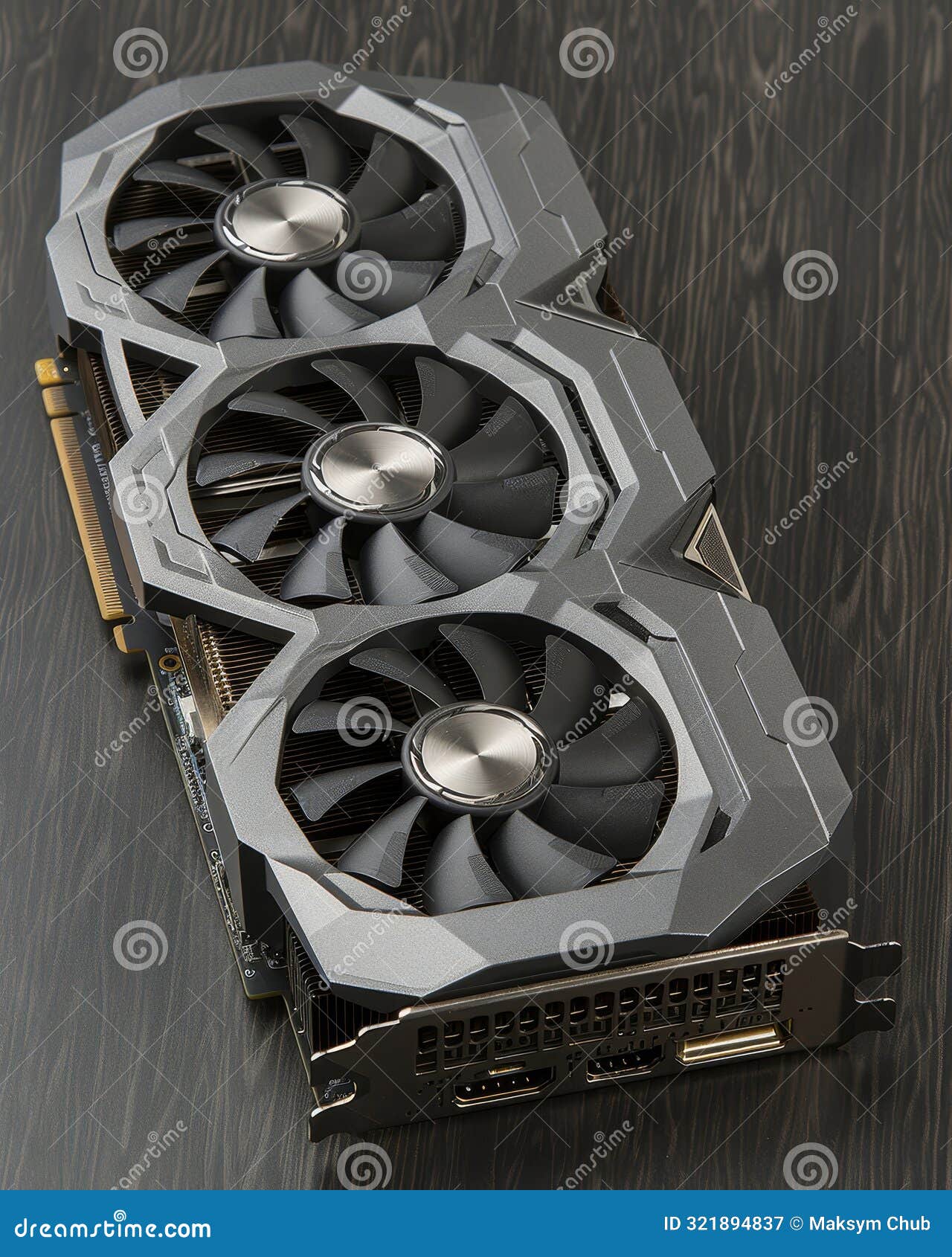 top tier graphics card ad banner for gaming and crypto mining with ample setup showcase space