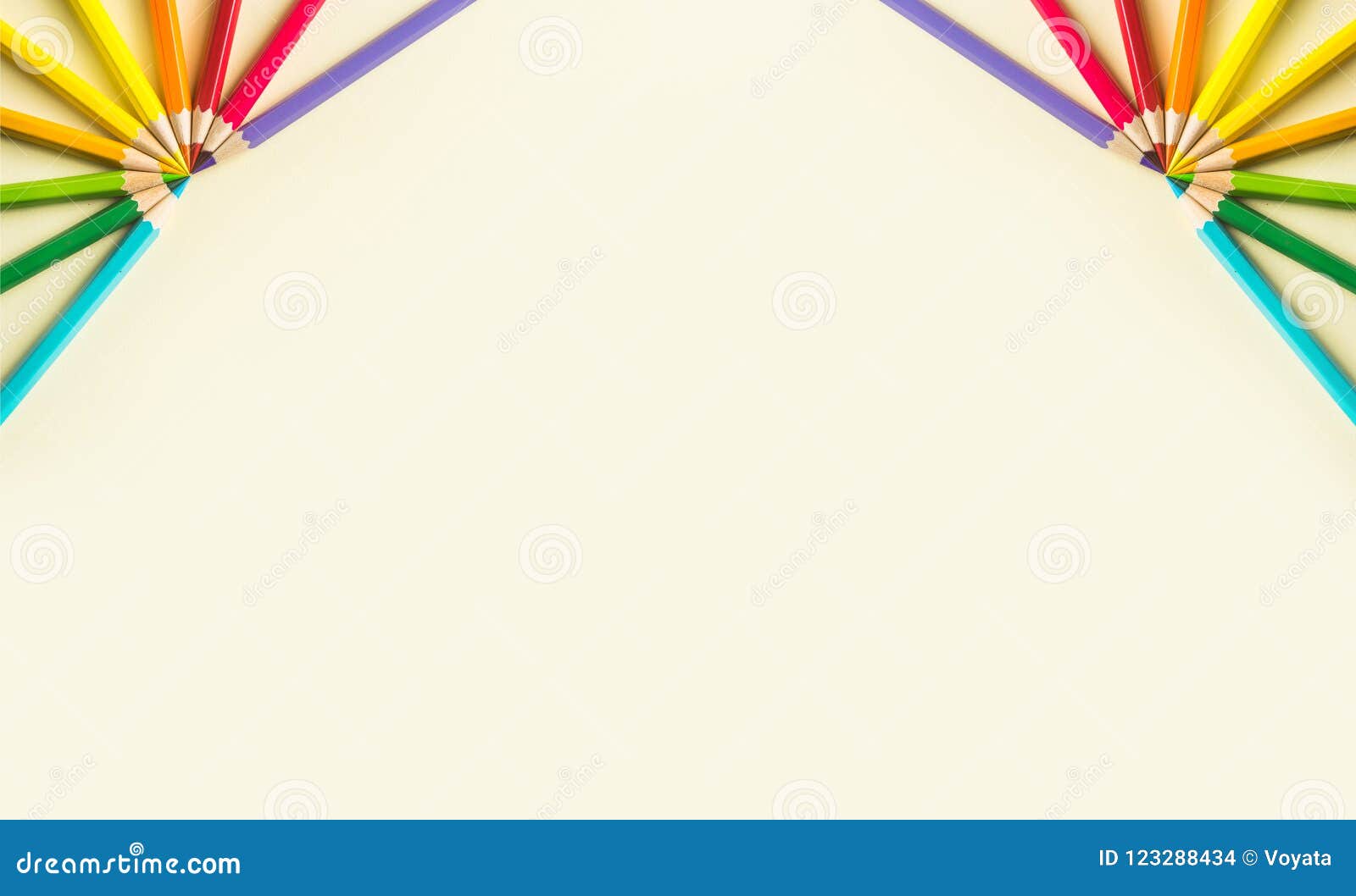 Download Top View Of Color Pencil On Yellow Paper Background For Mockup Design Stock Photo Image Of Concept Background 123288434 PSD Mockup Templates