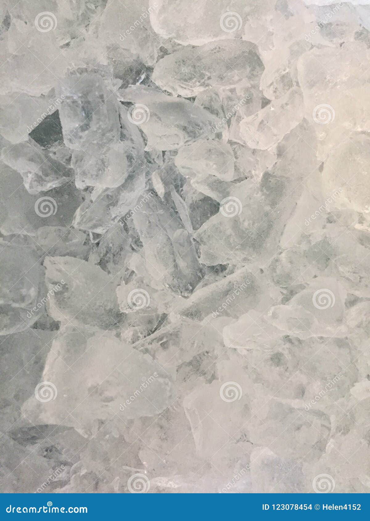 Top View of Commercially Made Ice Chips Stock Photo Image of
