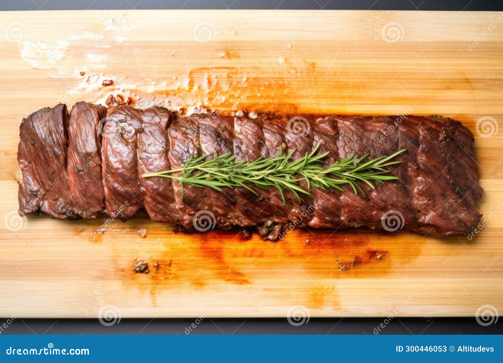 Top View of a Cooked Skirt Steak Stock Image Image of appetizing