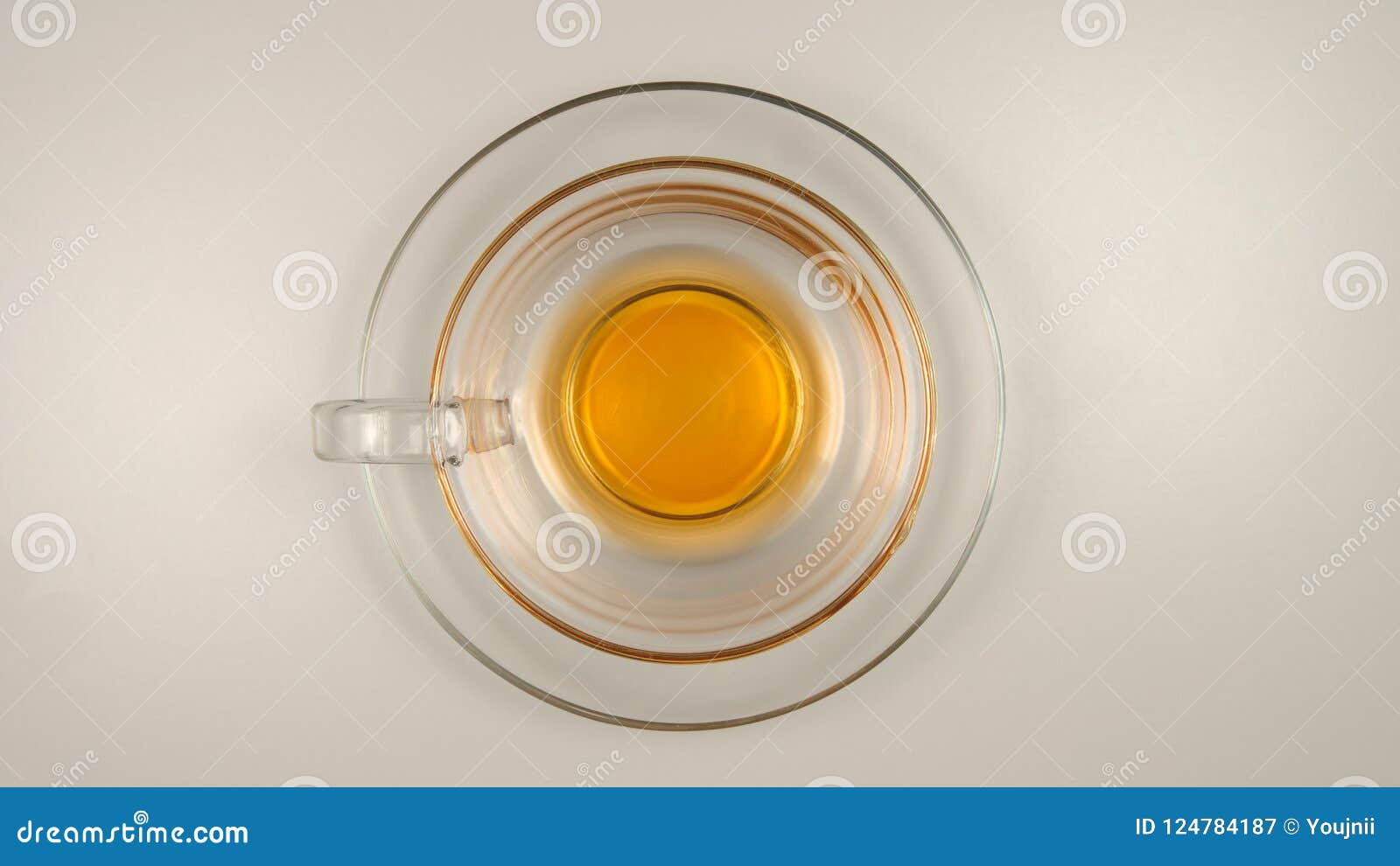 TOP VIEW Empty a Glass Tea Cup Stock Image Image of brown, breakfast