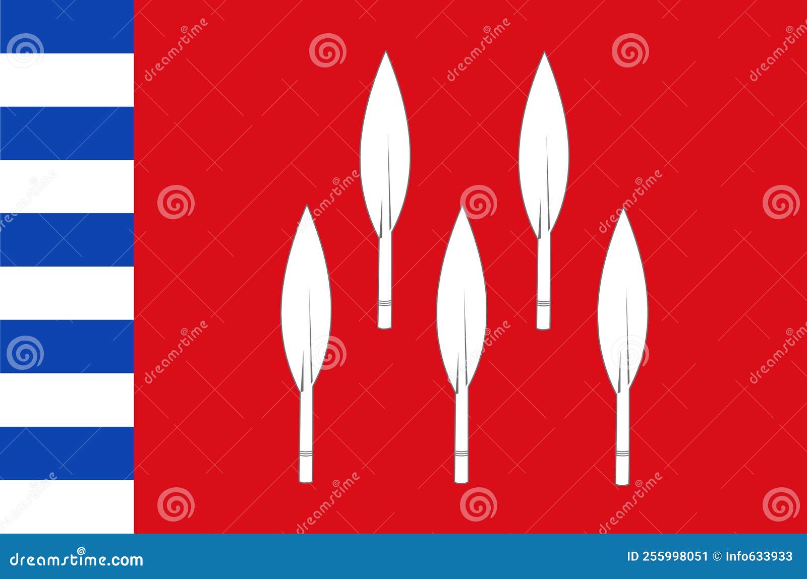 top view of flag meix devant virton, belgium. belgian travel and patriot concept. no flagpole. plane , layout. flag