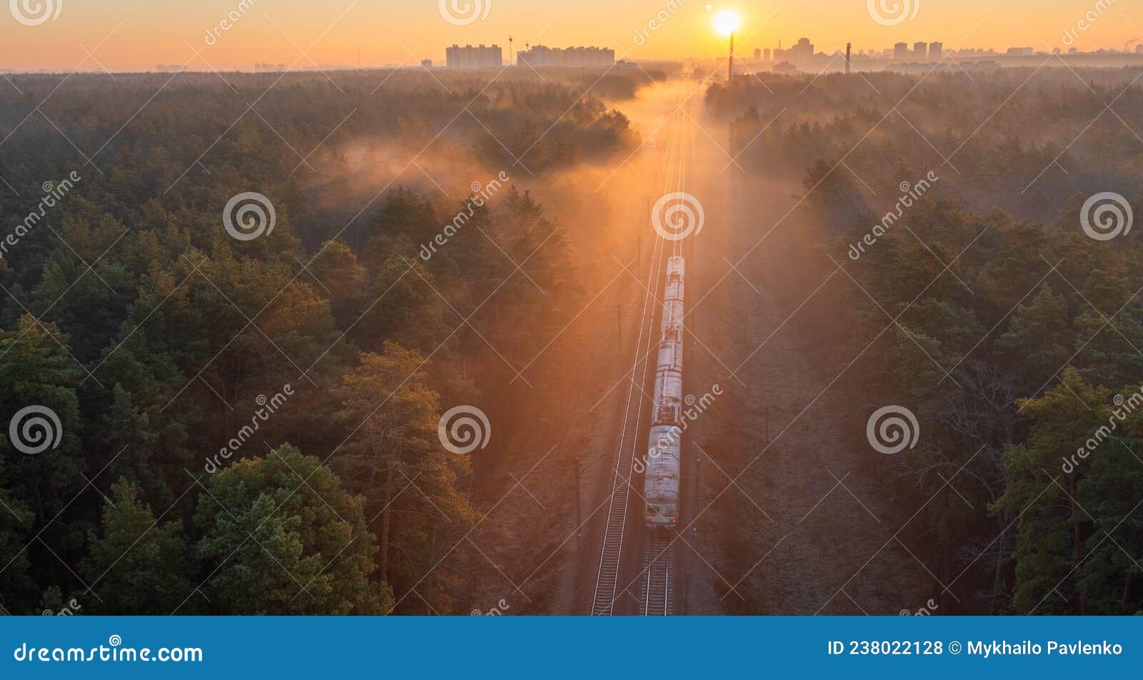 Top View of Freight Train, Motion Blur. Stock Photo Image of shipment