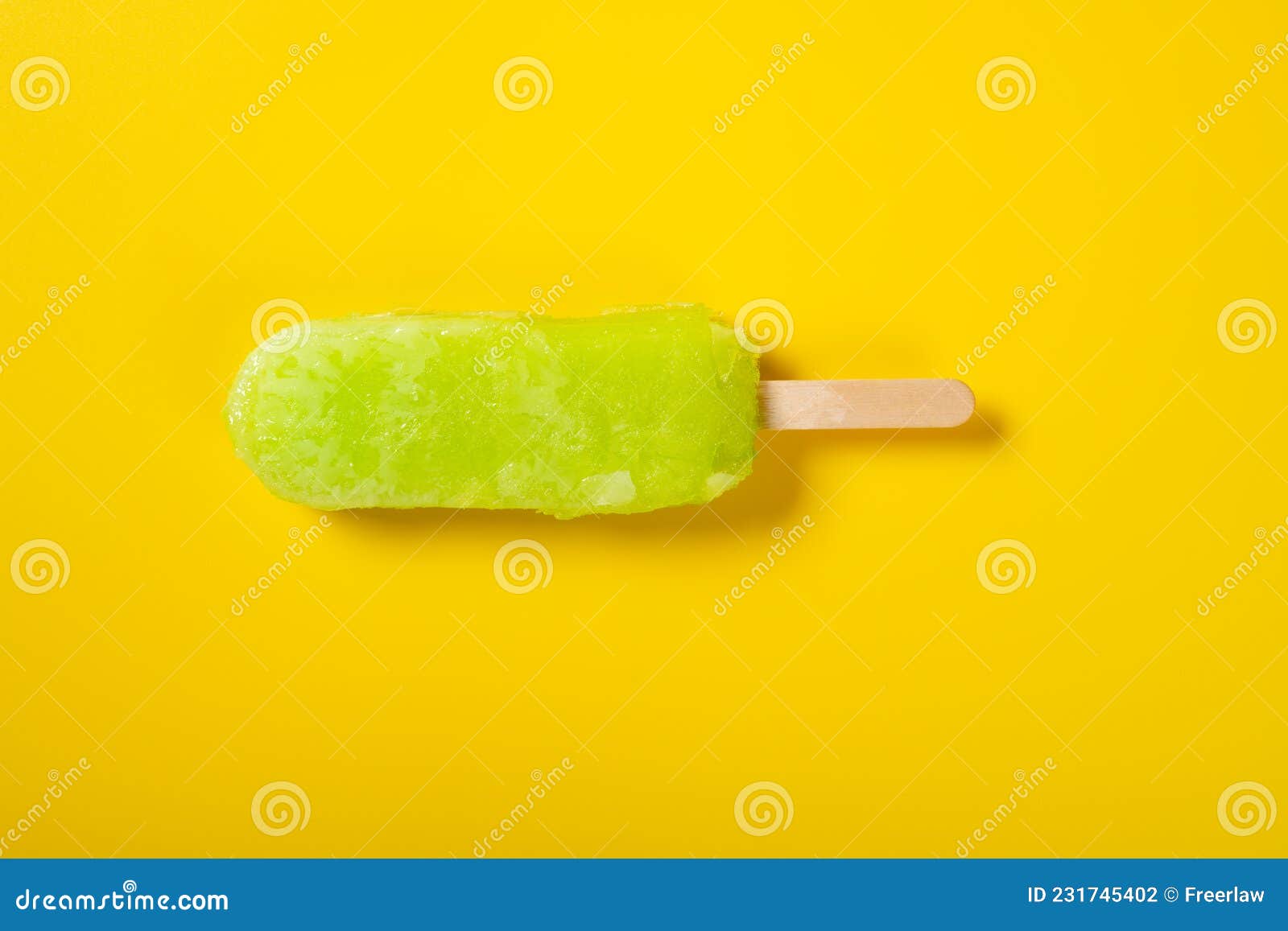 Red And Green Popsicle Sticks Background. RoyaltyFree Stock