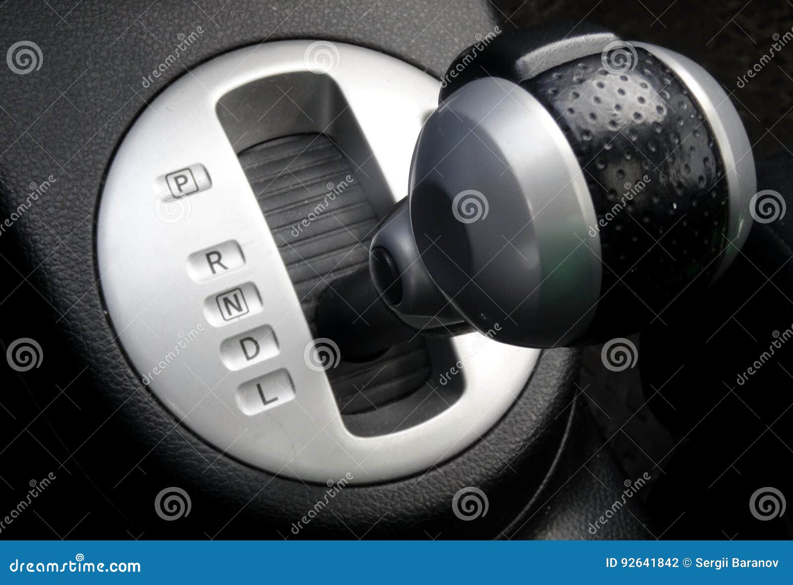 Top View of Gear Shift Knob of Automatic Transmission Inside a Car Stock Photo Image of auto