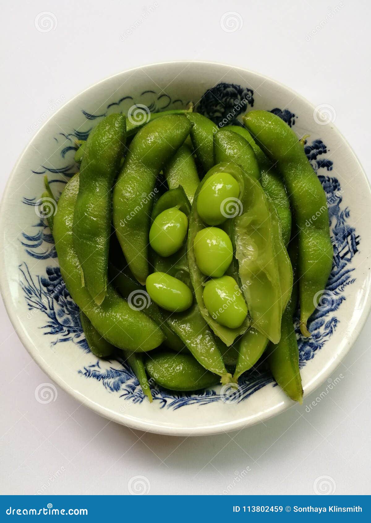 Edamame beans stock image. Image of snack, asian, healthy - 113802459