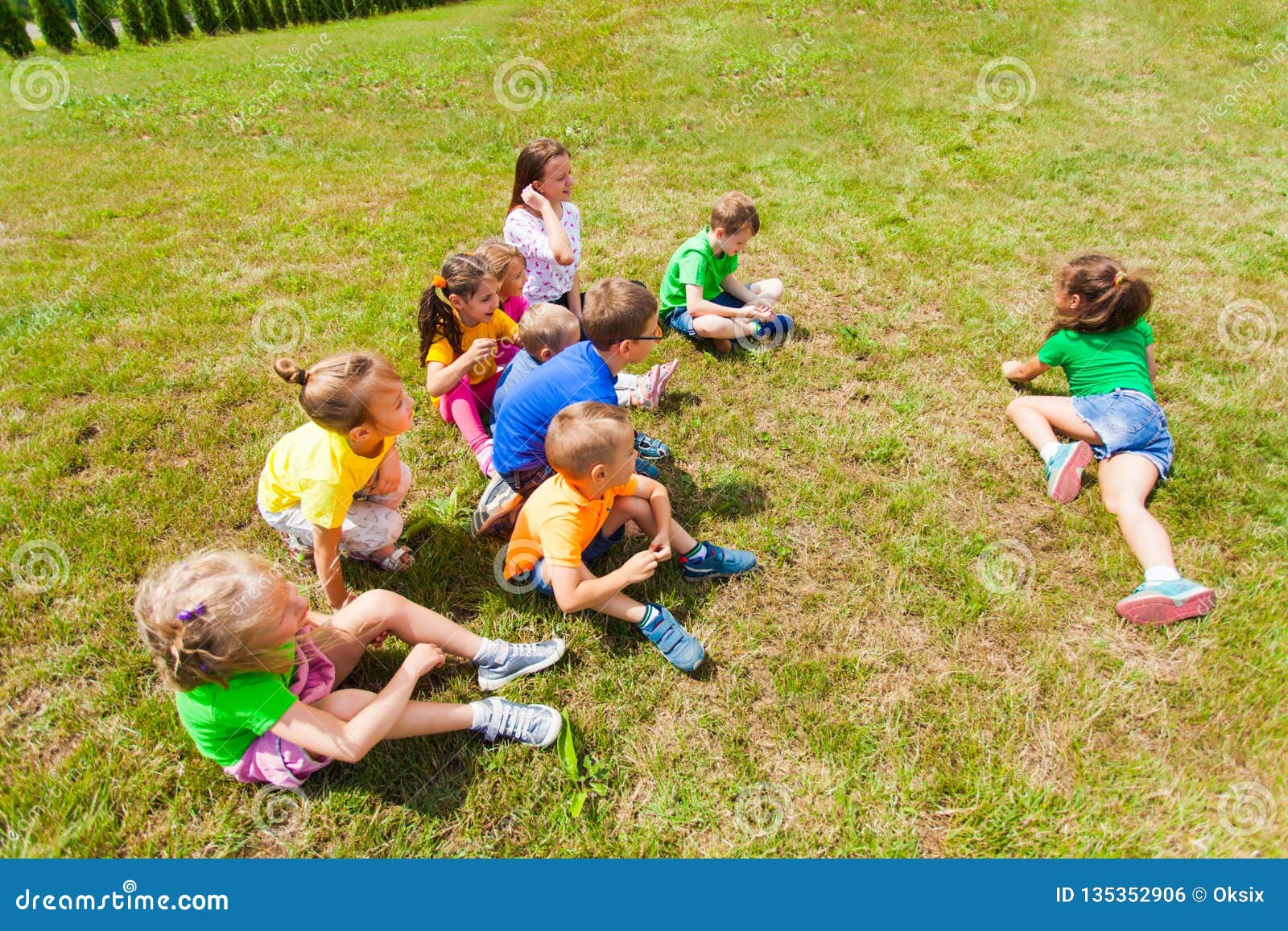 Boy Playing Grass Royalty-Free Stock Image | CartoonDealer.com #24271300