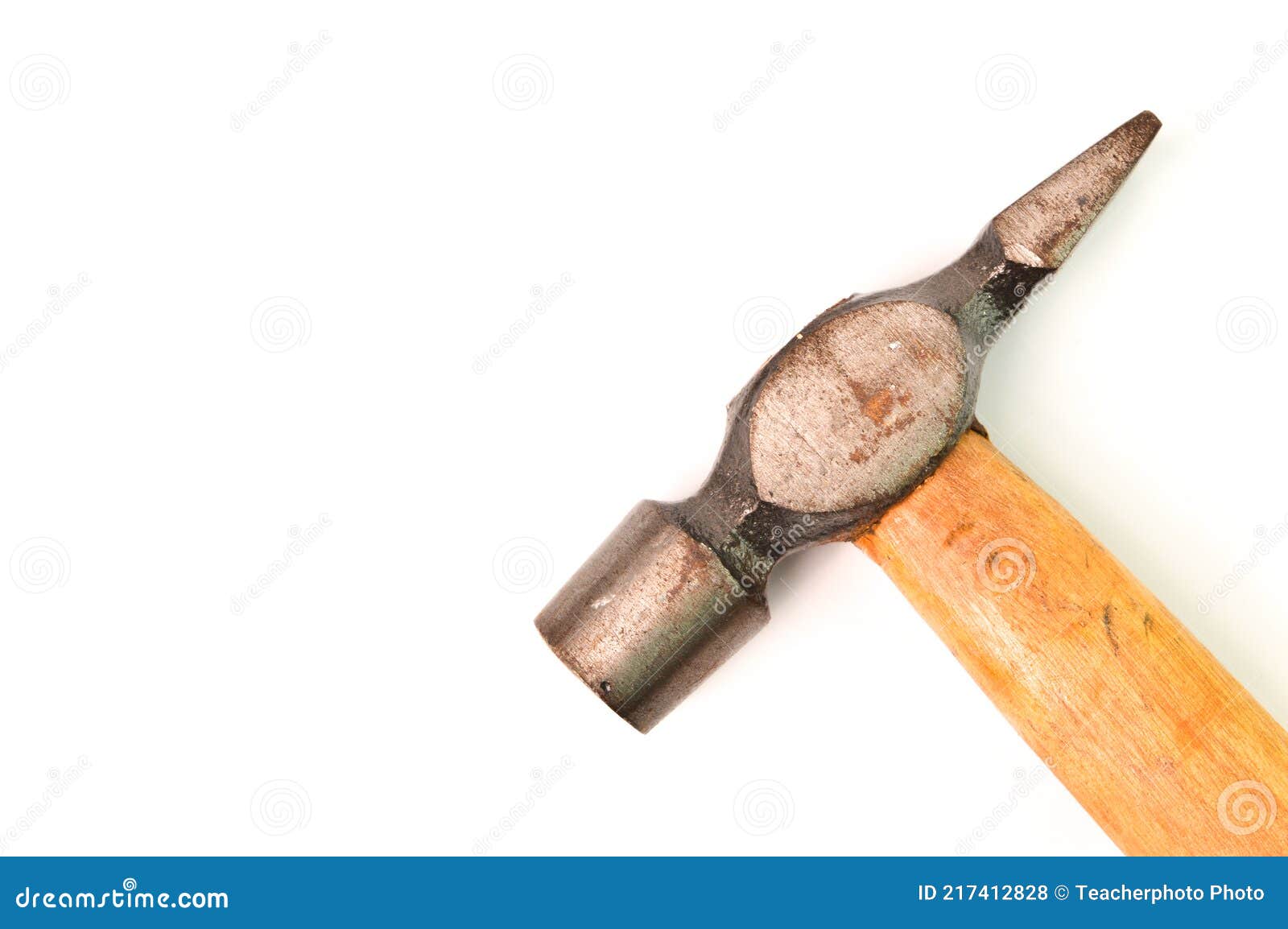 Top View of Hammer Isolated on a White Background Stock Photo Image of craft, construction