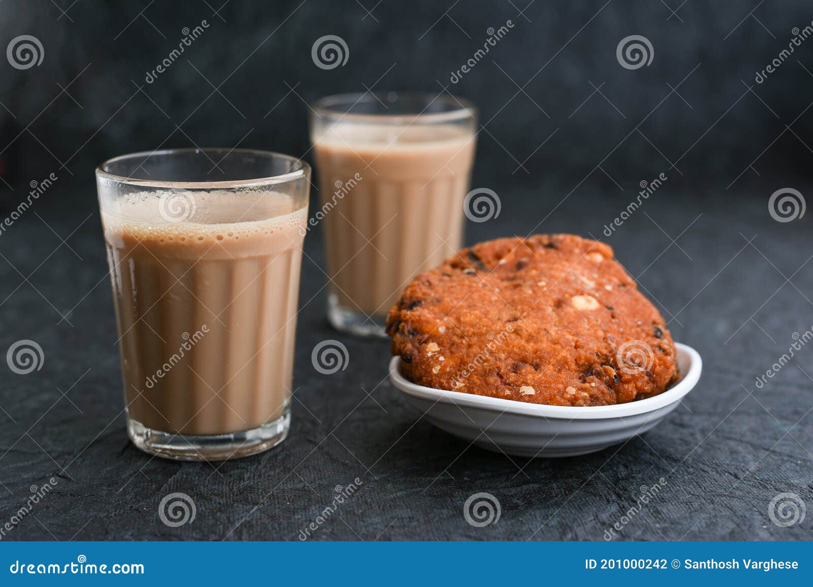 Top View of Indian Masala Chai or Traditional Milk Tea Kerala ...