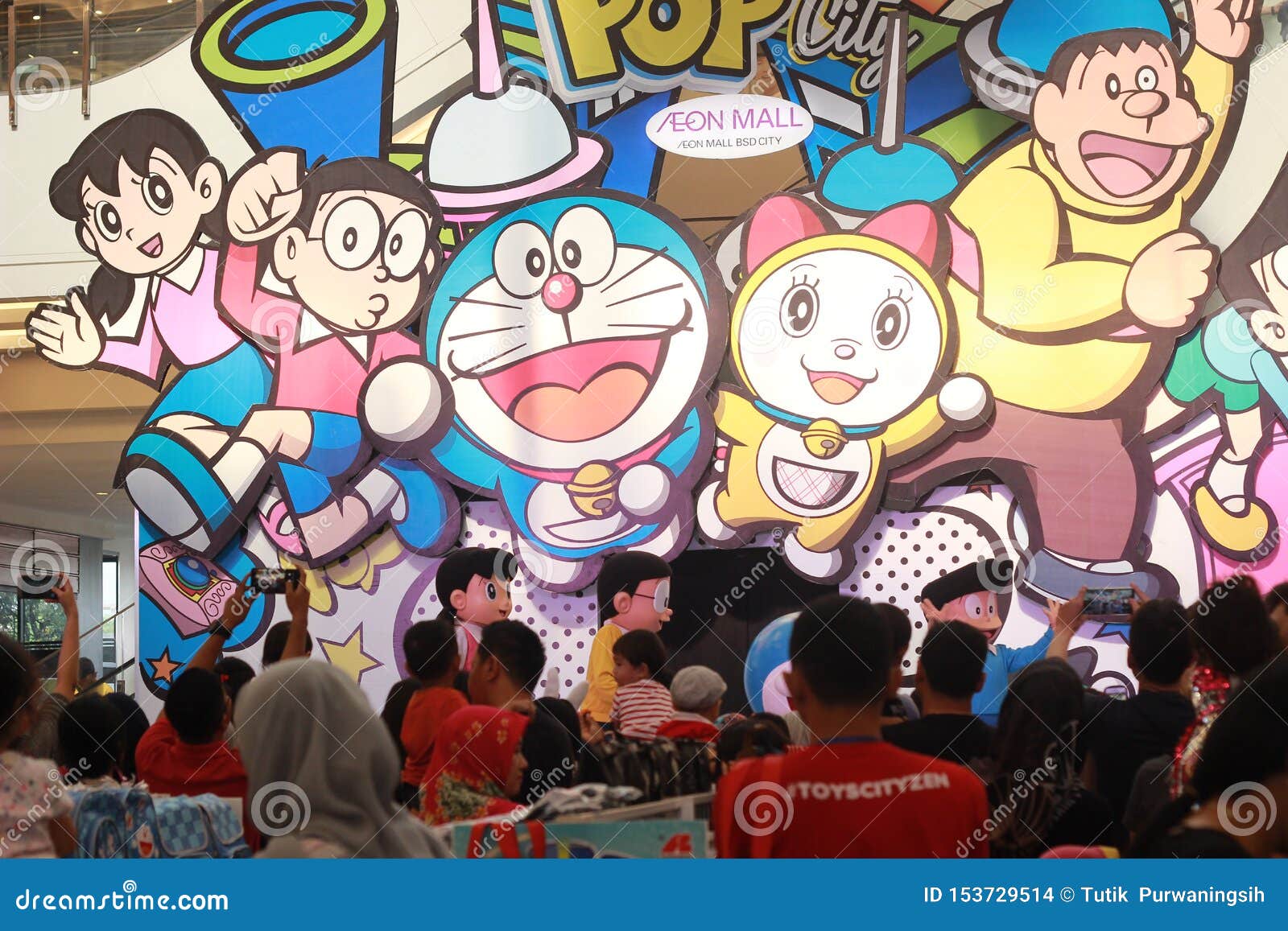 Top View, 23 June 2019, Doraemon, Nobi Nobita, Takeshi Goda or Giant,  Shizuka Minamoto, Suneo Honekawa Cartoon Character at AEON Editorial Stock  Image - Image of nobita, giant: 153729514