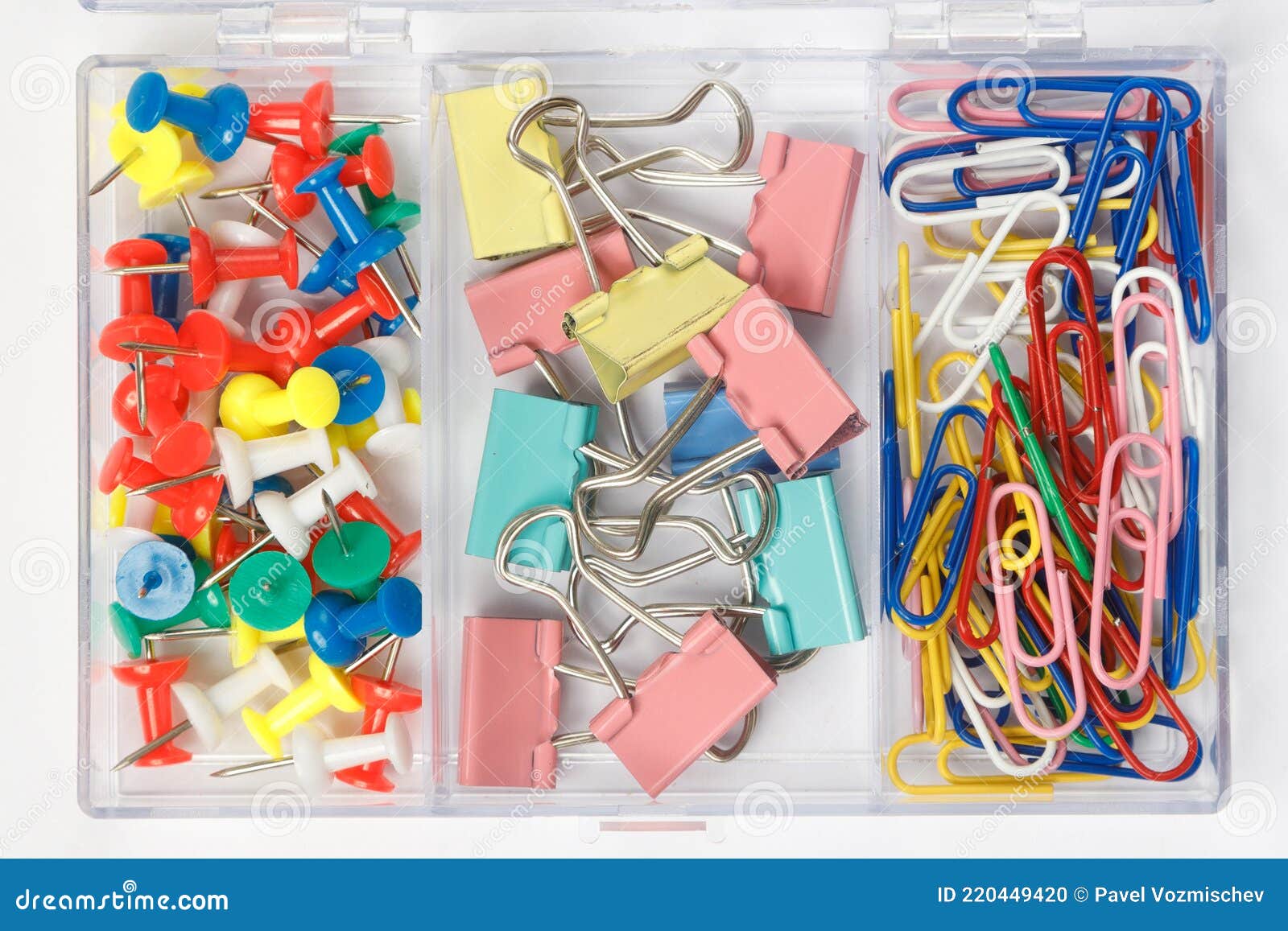 Plastic Paper Clip Mix