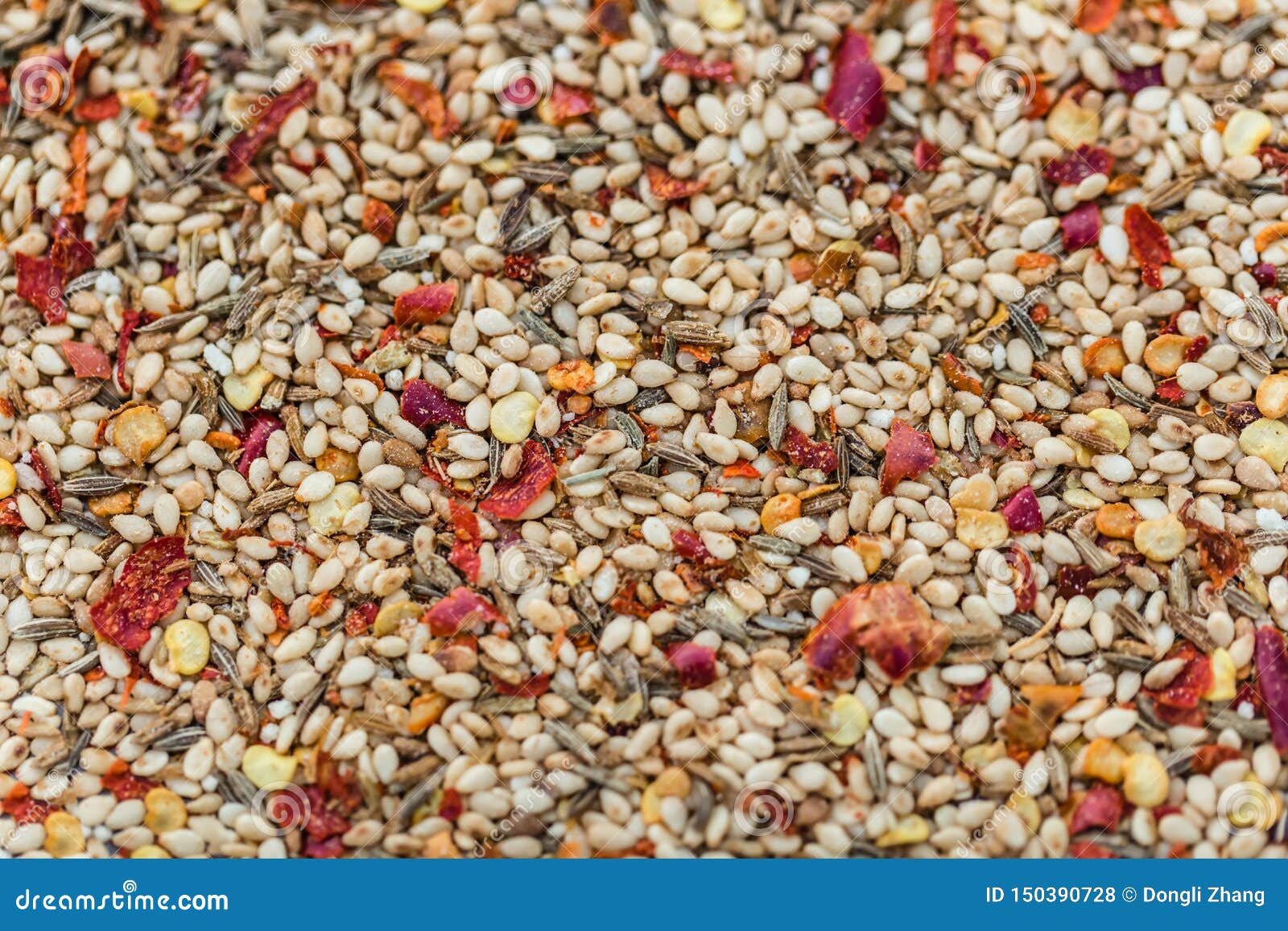 Top View of Mix Seasoning of Chinese Barbecue Stock Photo Image of