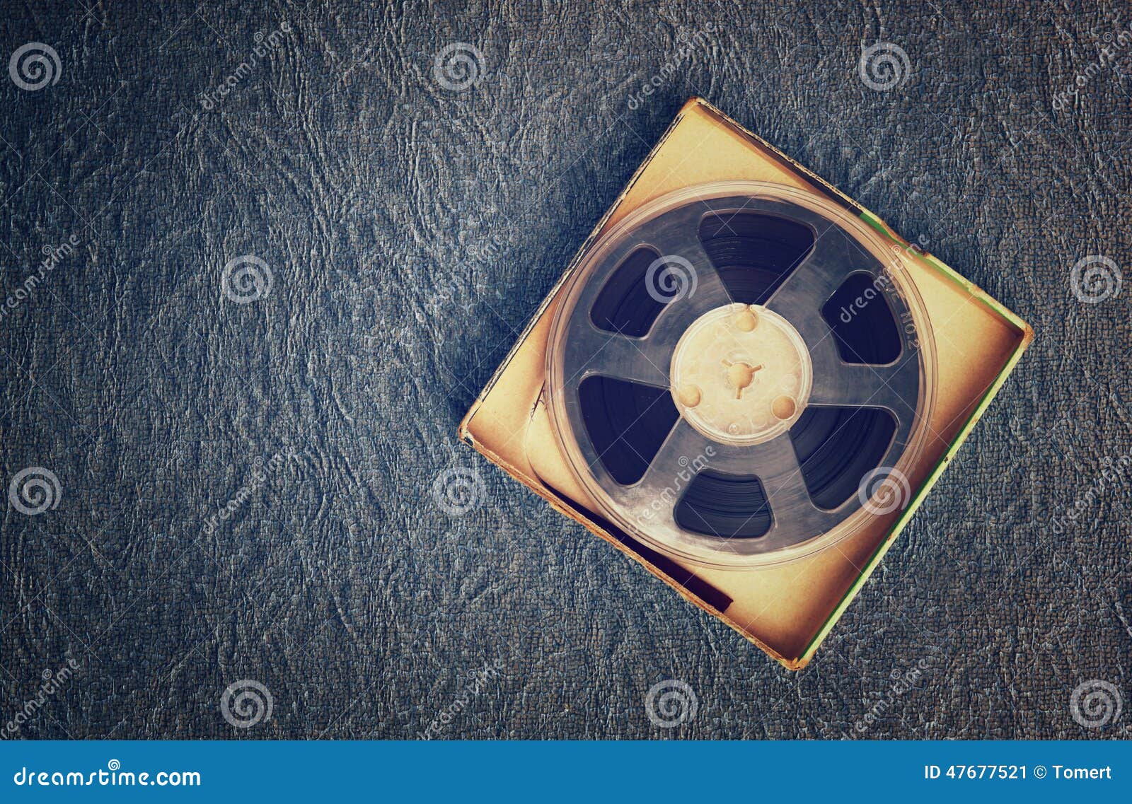 Top View Old Sound Recording Tape Reel To Reel Type Box Stock Photos - Free  & Royalty-Free Stock Photos from Dreamstime