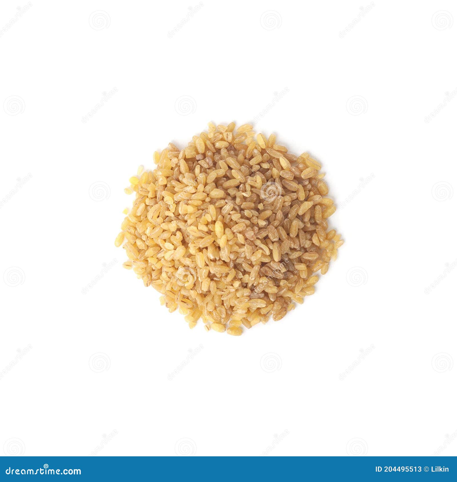 Top View of Raw Bulgur Seeds Stock Image - Image of cereal, durum ...