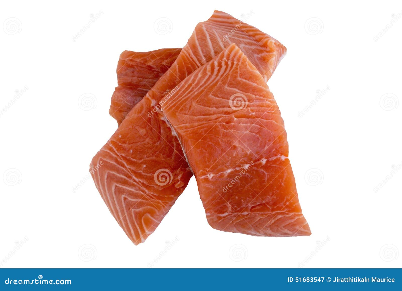 Top View Raw Cut Salmon stock image. Image of nutrition 51683547