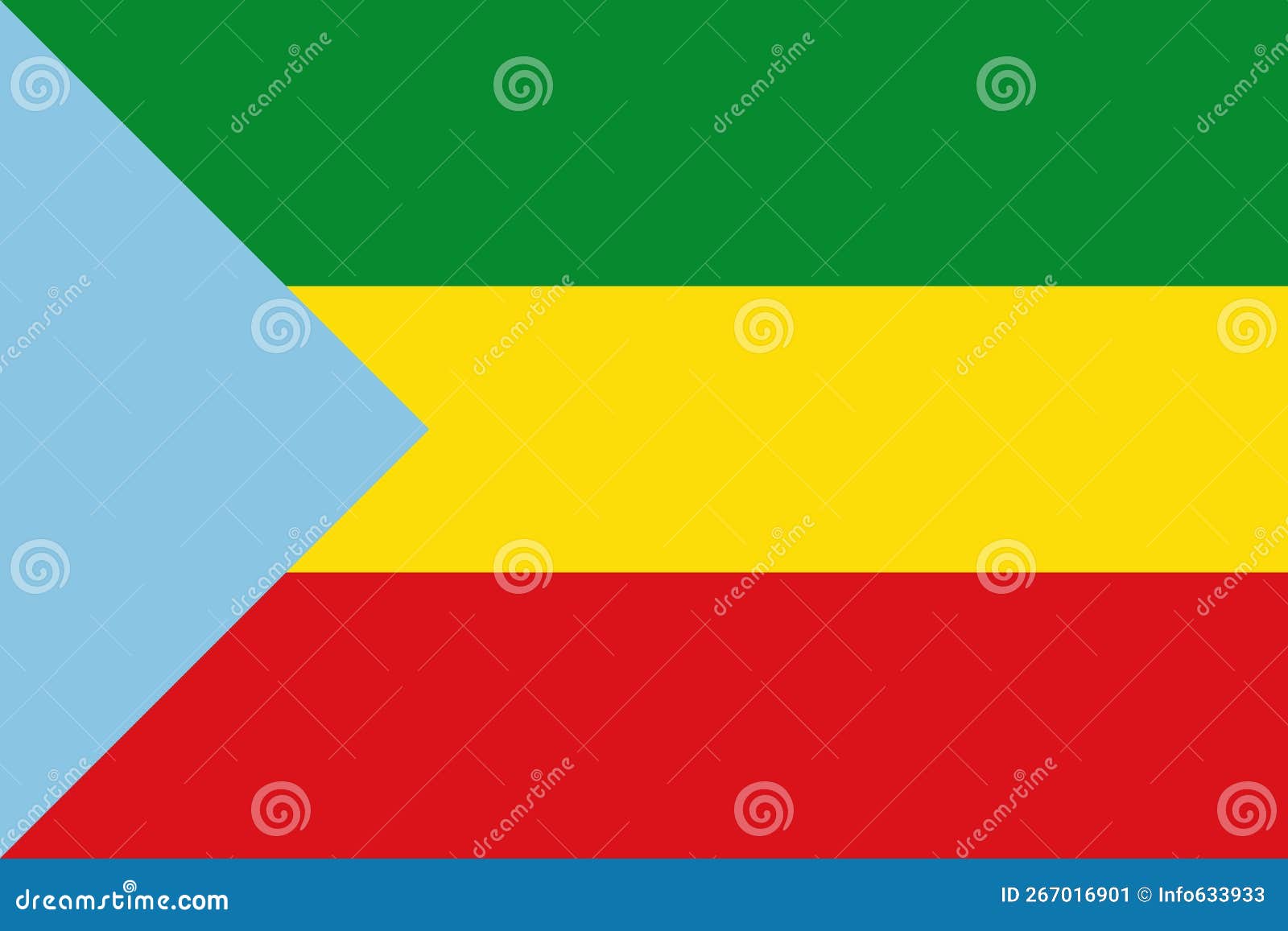 top view of retro flag pradera colombia with grunge texture. colombian patriot and travel concept. no flagpole. plane ,