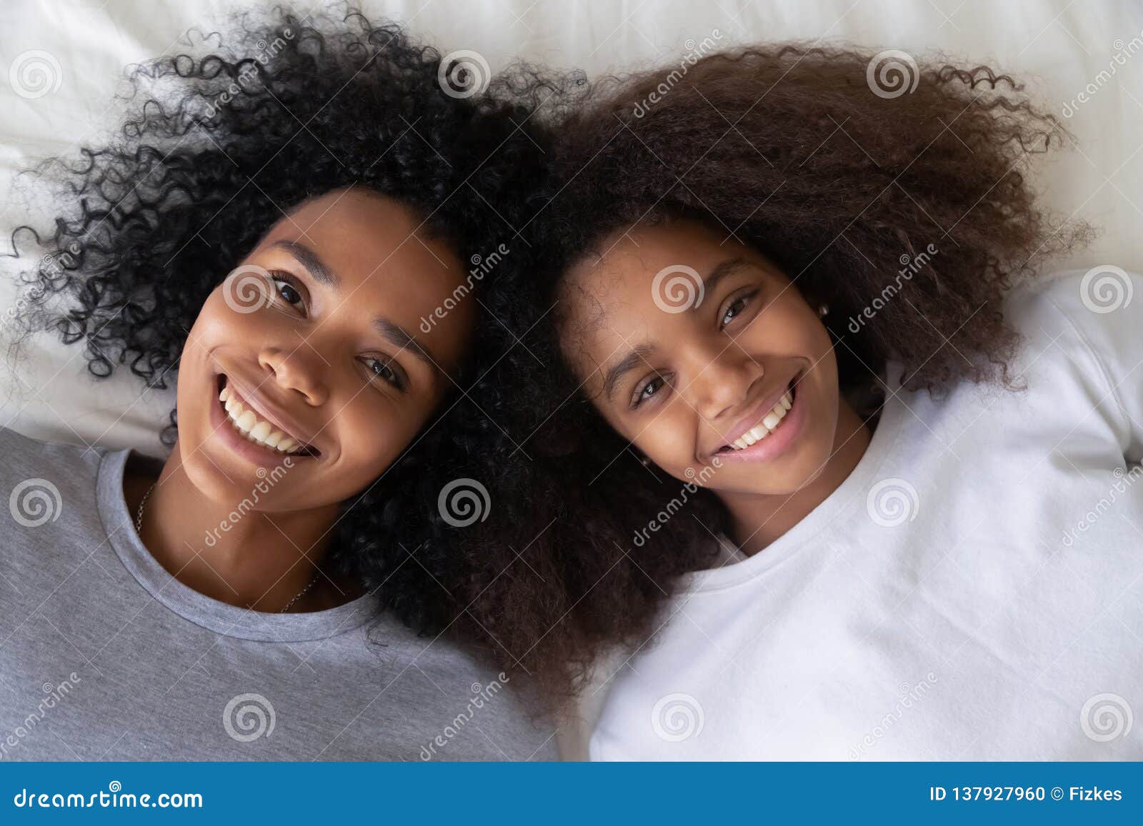 Ebony Mother And Daughter