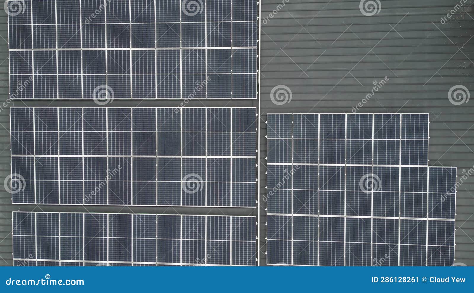 Top View Solar Panel on Rooftop Stock Video Video of voltaic, solar