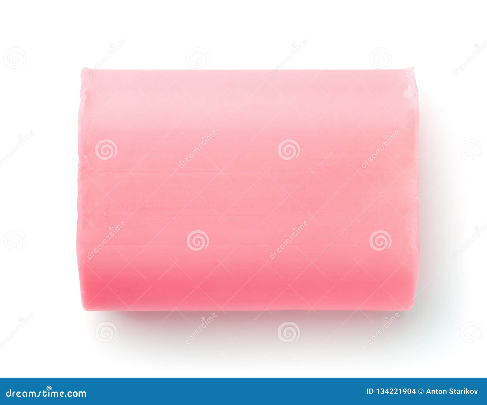 Top View of Unused Pink Soap Bar Stock Photo Image of bath, blank