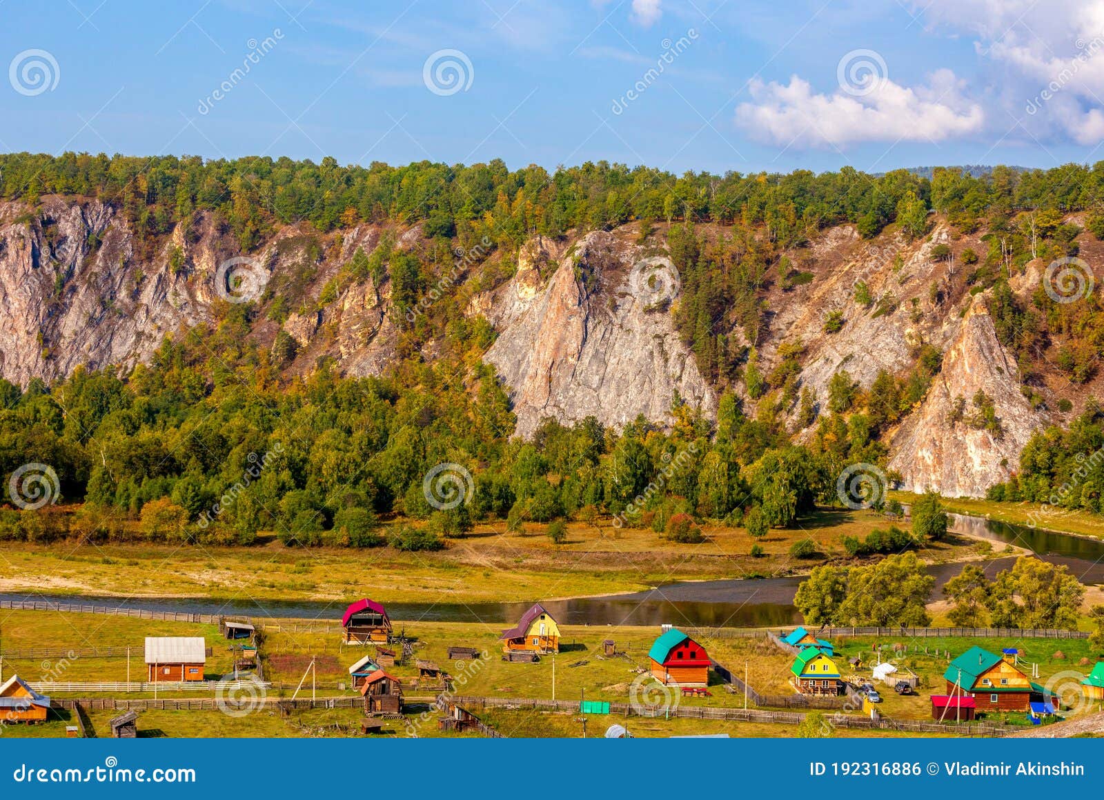 View Of The Ural Mountains From The Dyatlov Pass In Summer. Russia ...