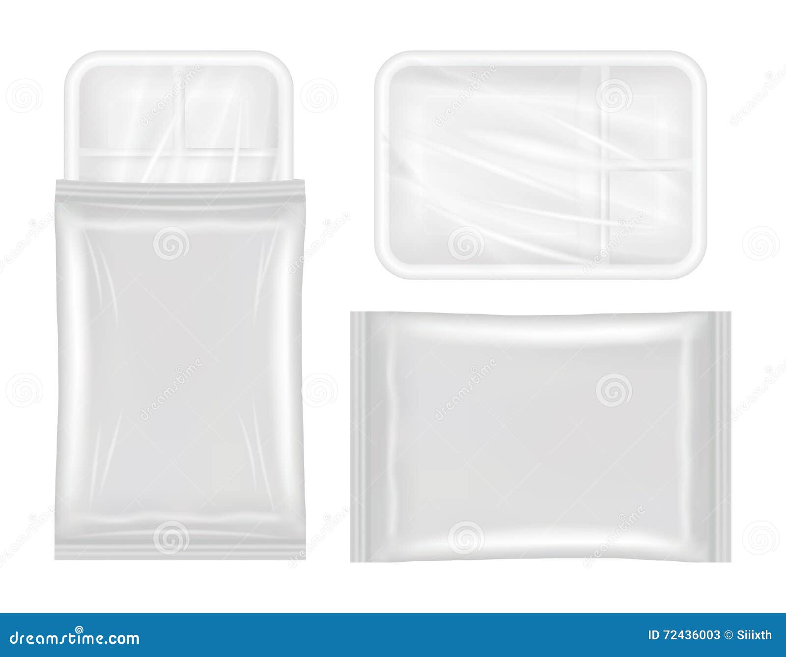 Download Top View Of White Polystyrene And Plastic Packaging Mockup Stock Vector Illustration Of Empty Mockup 72436003
