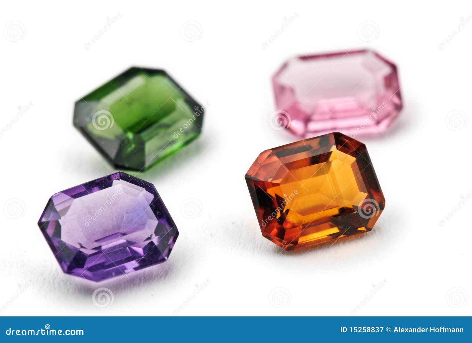 topaz, amethyst and tourmaline jewels