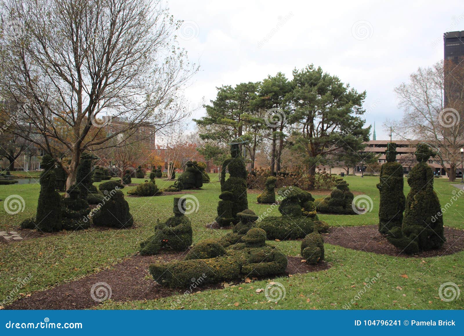 Topiary Garden Park Columbus Ohio Editorial Photo Image Of