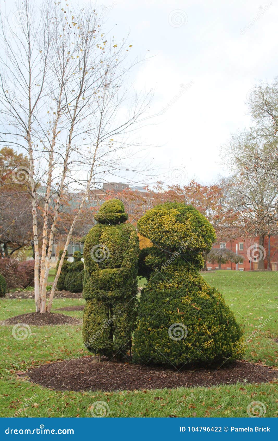 Topiary Garden Park Columbus Ohio Editorial Photography Image