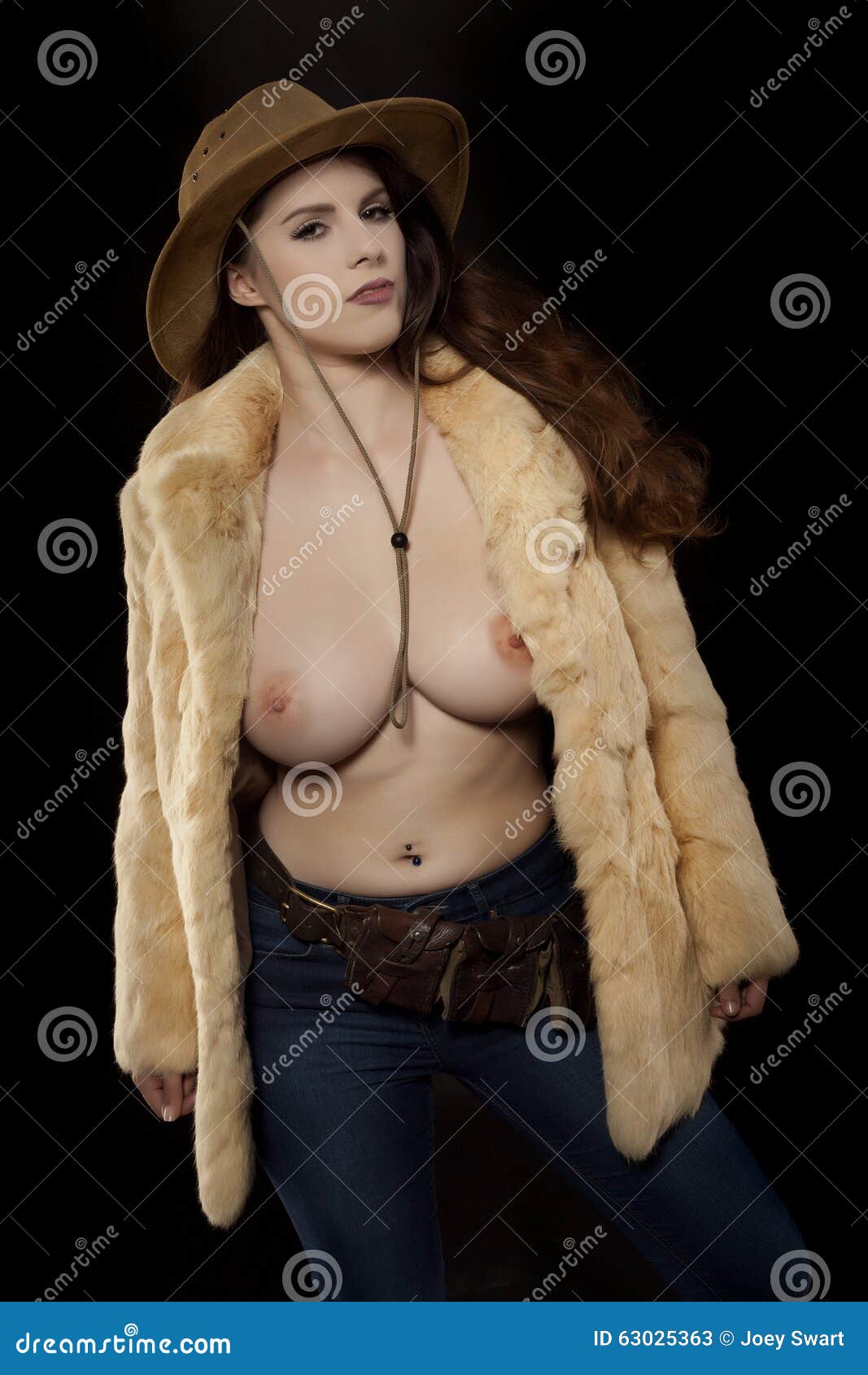 Topless Cowgirl