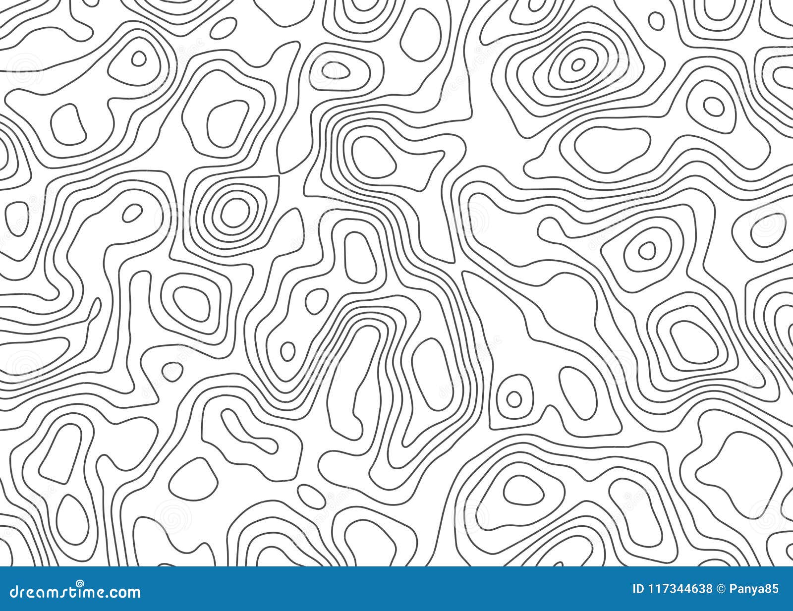 topographic map backdrop. conditional geography scheme and the terrain path. contour line abstract background.