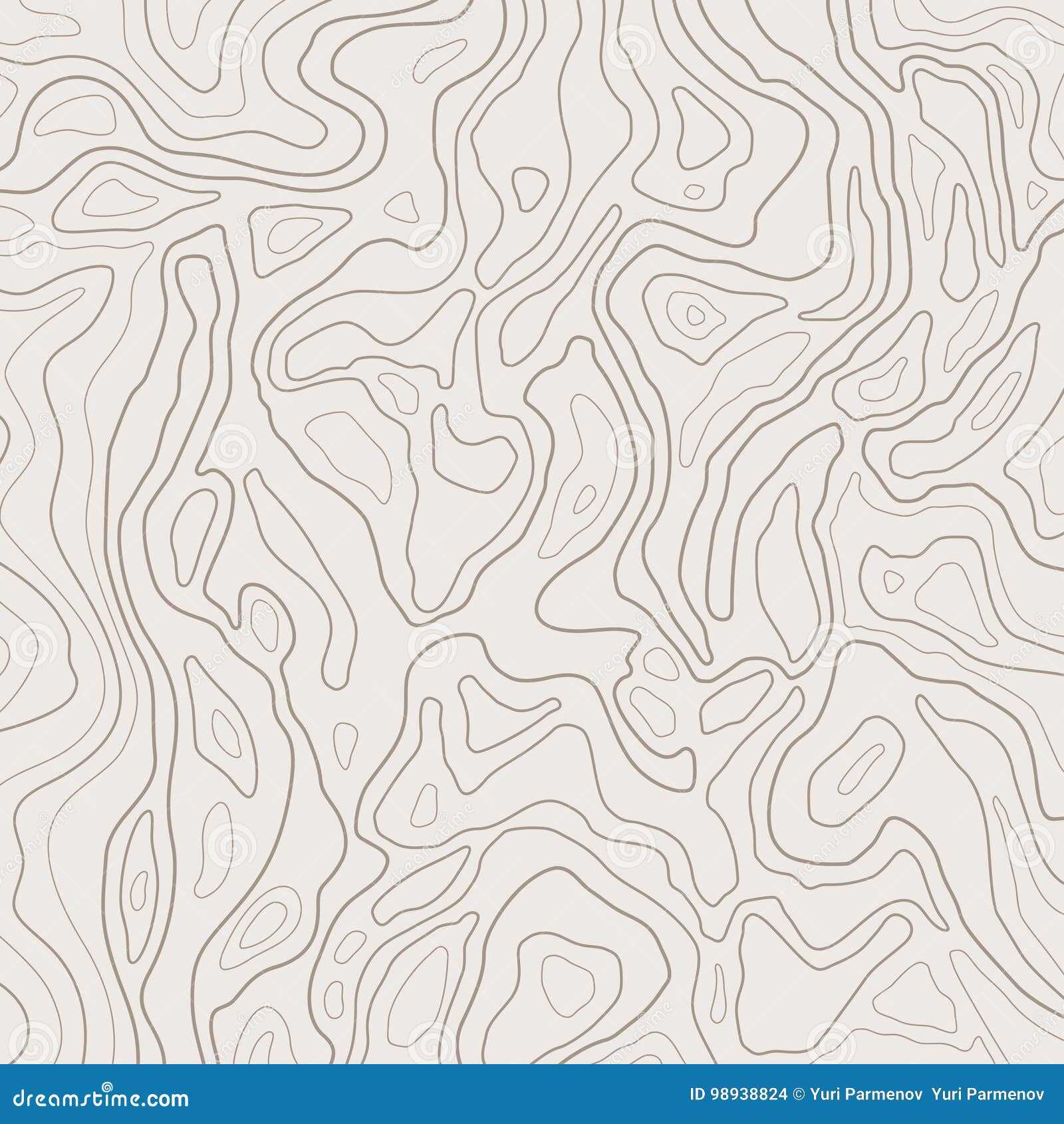 Vector Abstract Topographical Map Vector Illustration | CartoonDealer