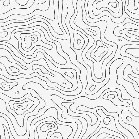 Topographic Map Seamless Pattern Stock Vector - Illustration of ...