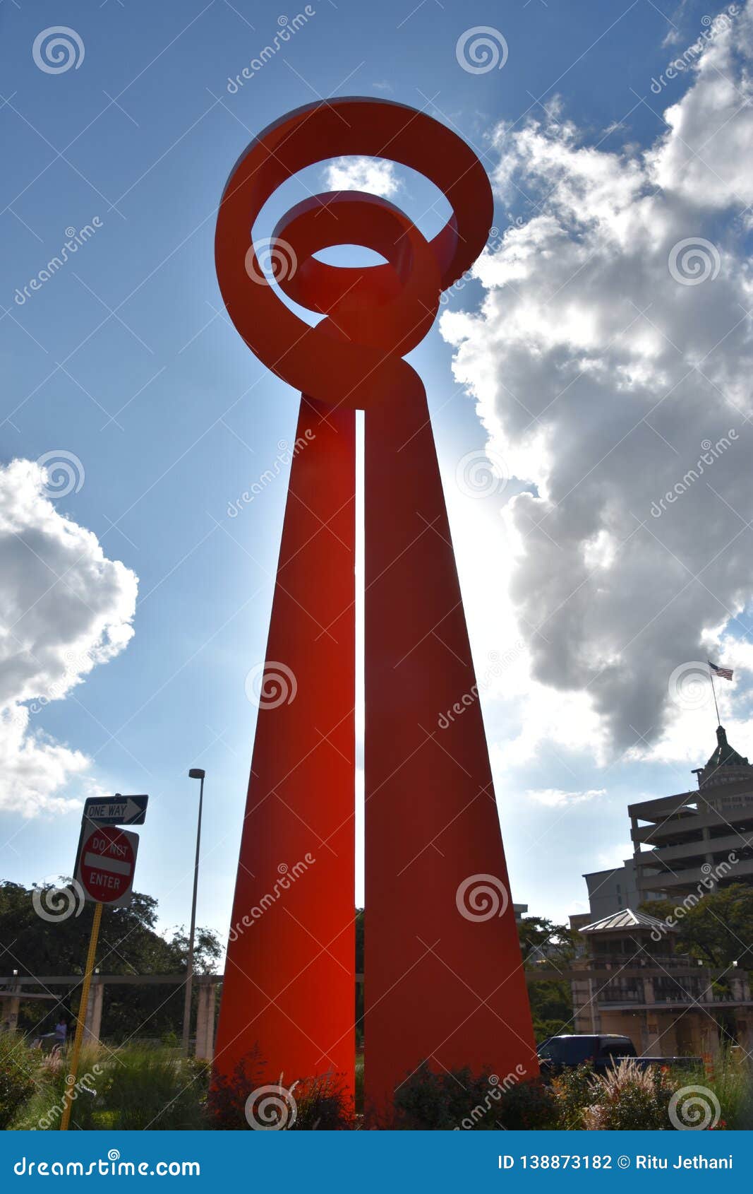 Torch of Friendship in San Antonio, Texas Editorial Photography Image