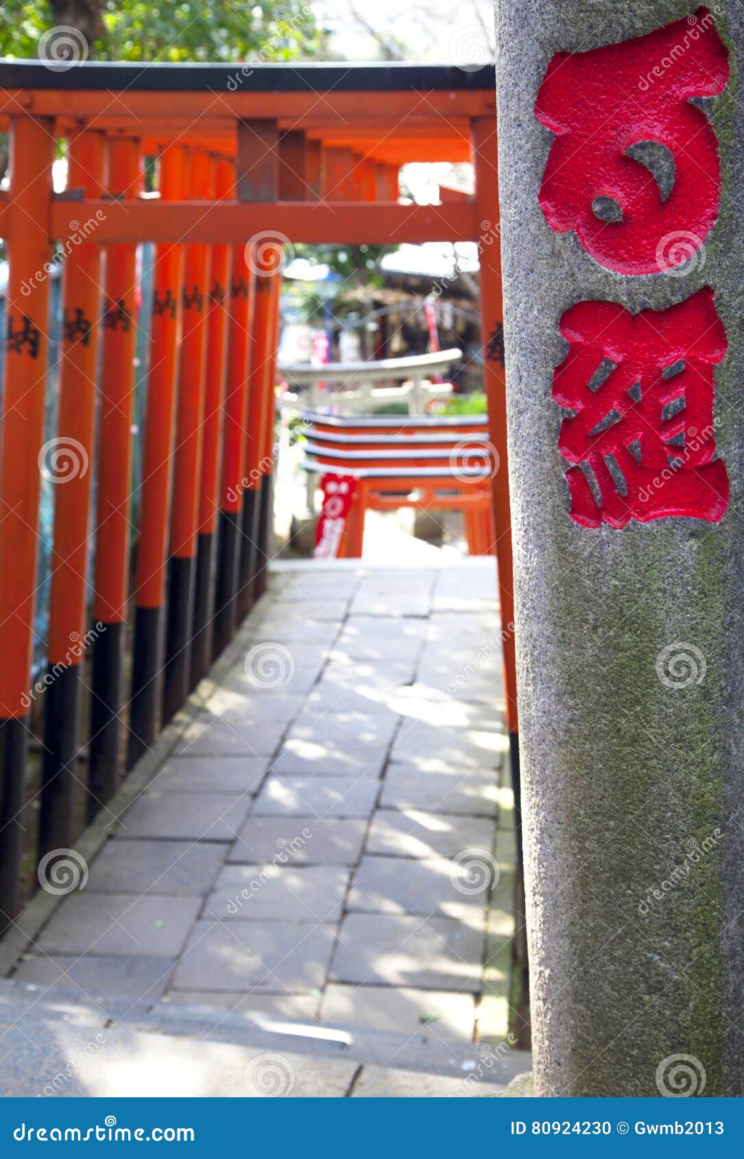 TORII GATES at UENO TEMPLE, TOKYO Editorial Image Image of indoor