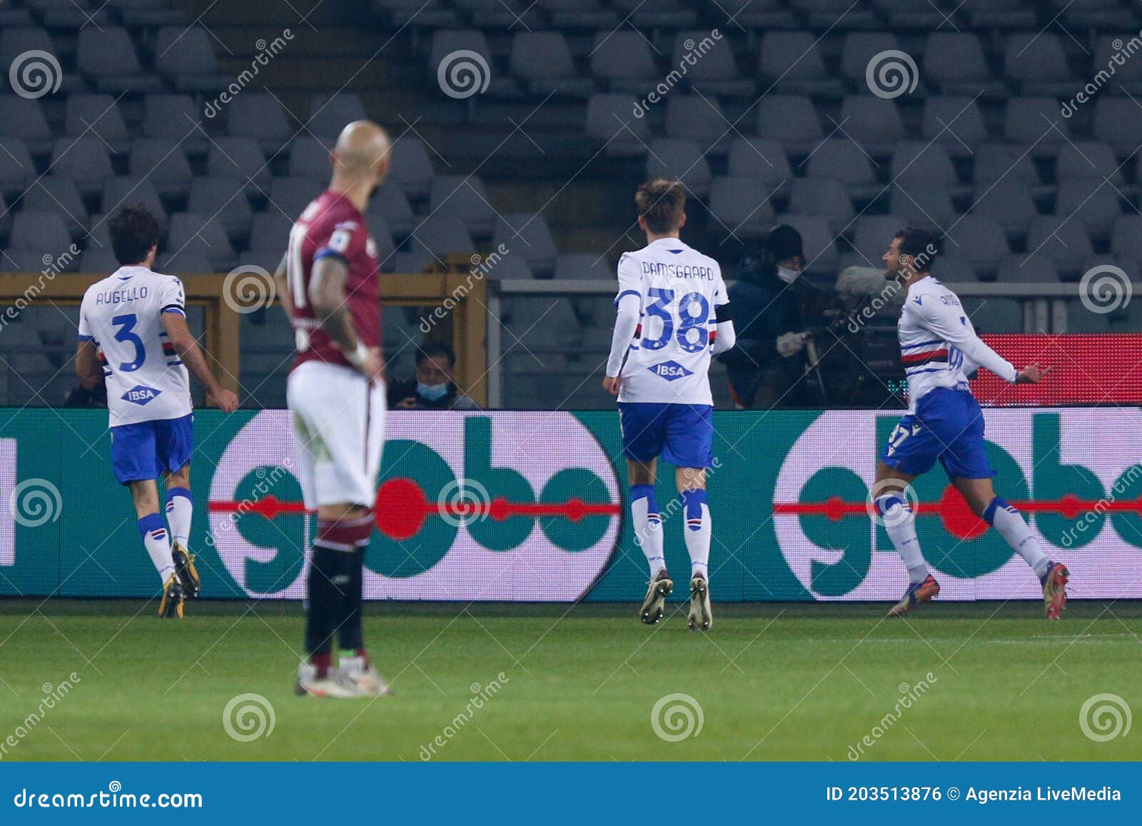 Torino FC vs UC Sampdoria editorial image. Image of serie - 203501730