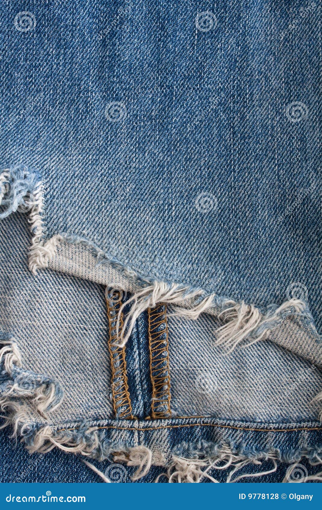 Torn blue jeans stock photo. Image of detail, jeans, indigo - 9778128