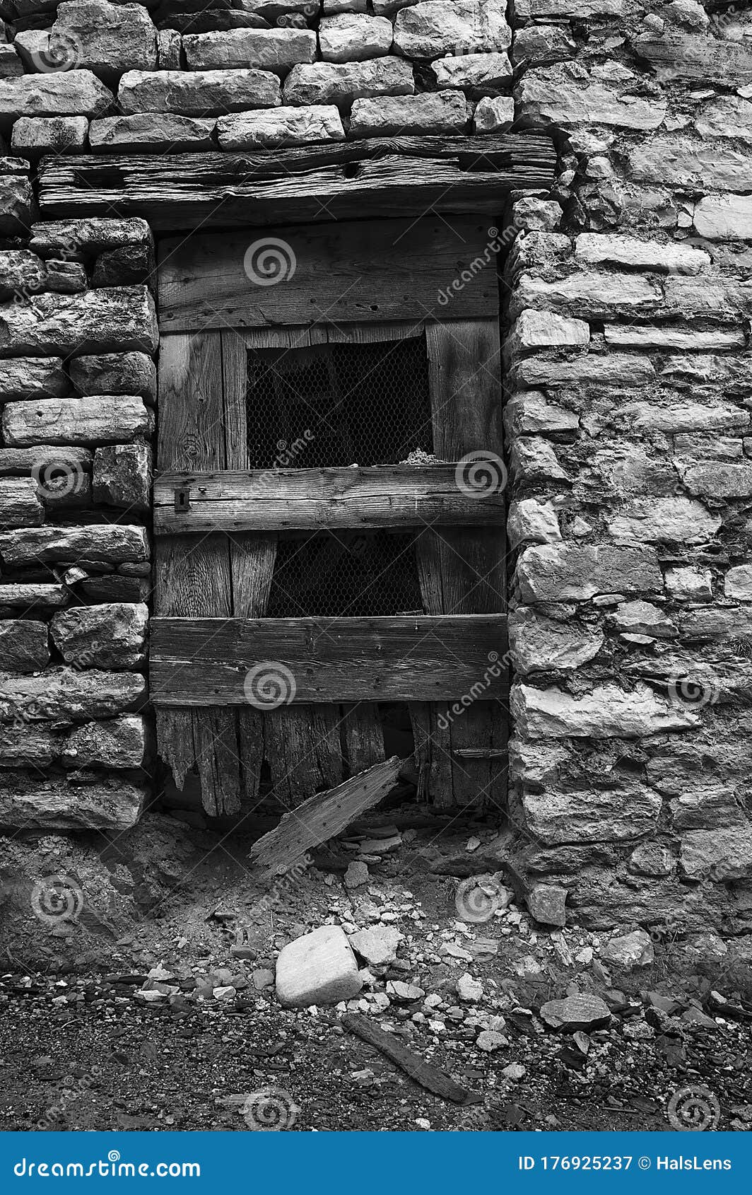 Torn down wooden door stock image. Image of ancient - 176925237