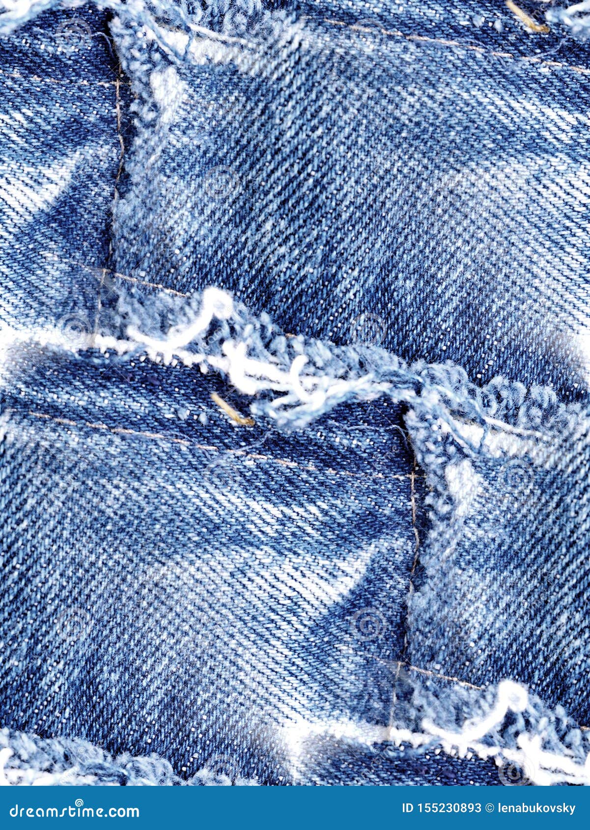 Torn Jeans Texture - Seamless Background Stock Image - Image of color ...