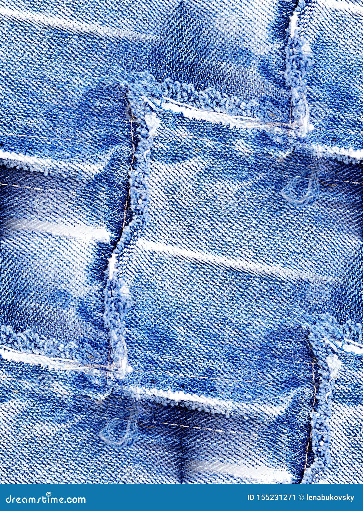 Torn Jeans Texture - Seamless Background Stock Image - Image of fashion ...