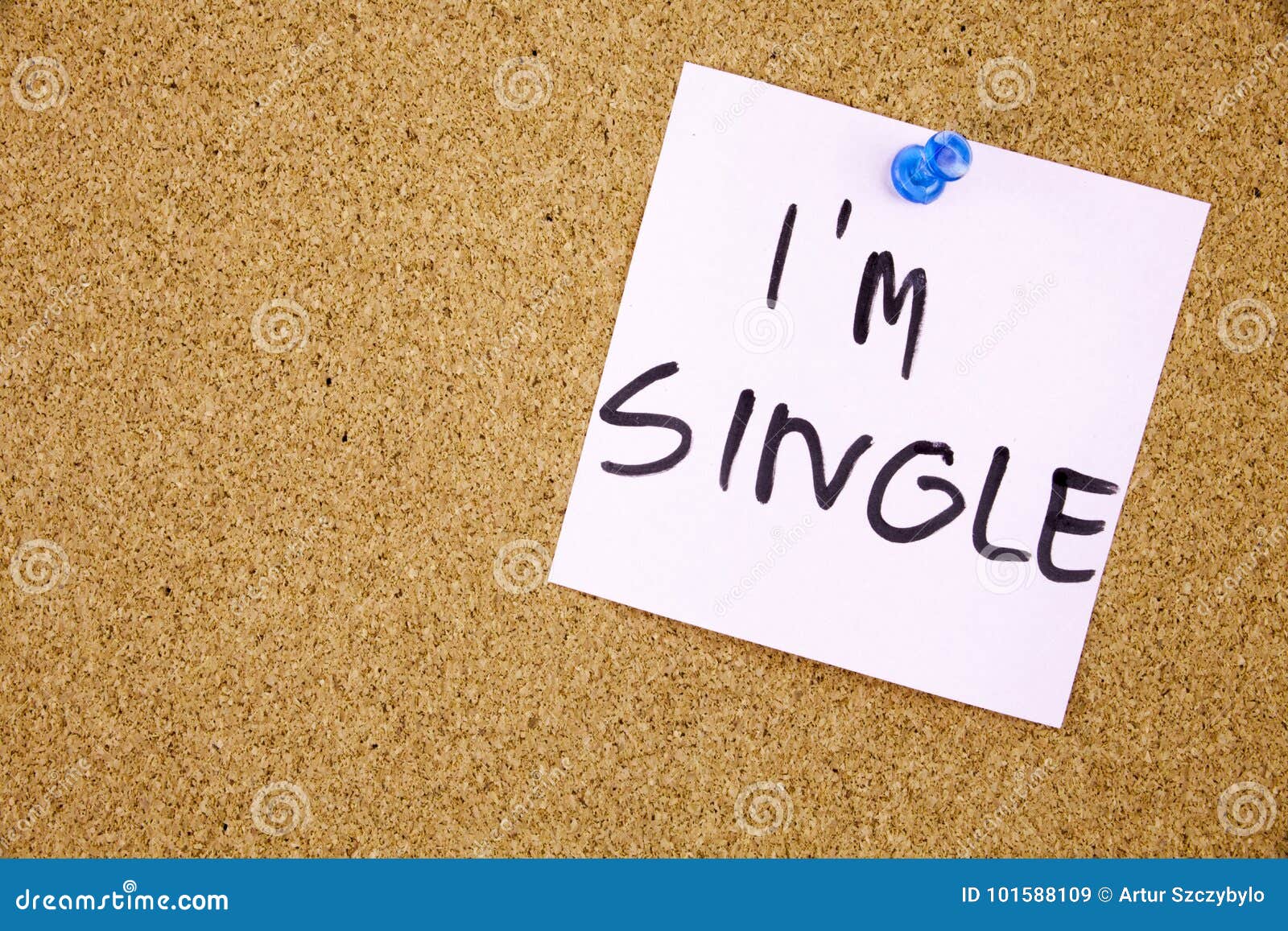 Torn Note Paper Attached with Blue Pin To Cork Board, Good As ...