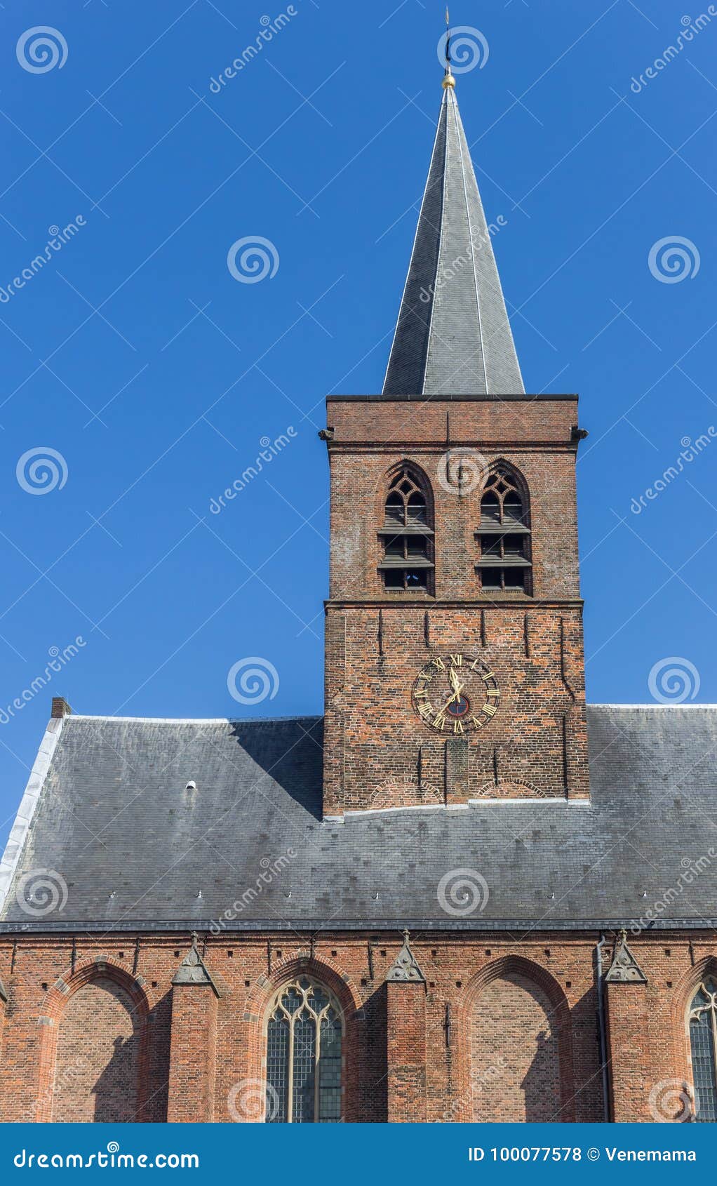Torn od kyrkan för St Joris i Amersfoort, Nederländerna
