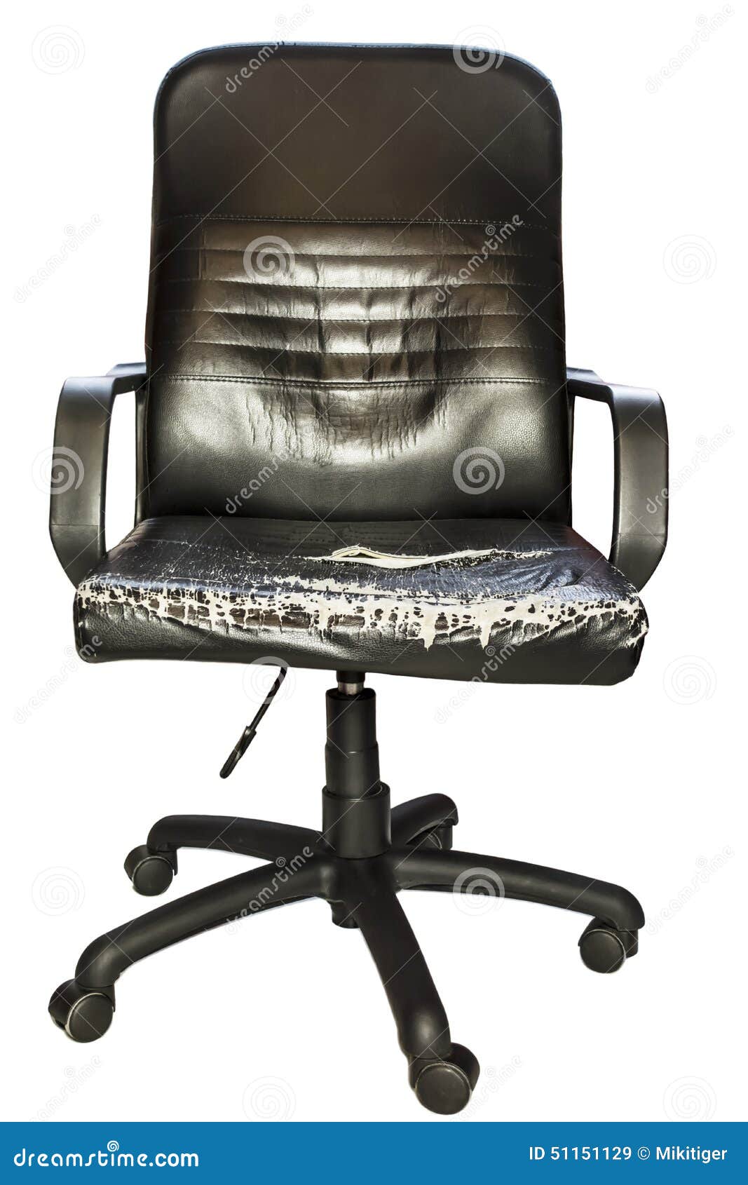 Torn seat stock image. Image of torn, skin, black, hole 51151129