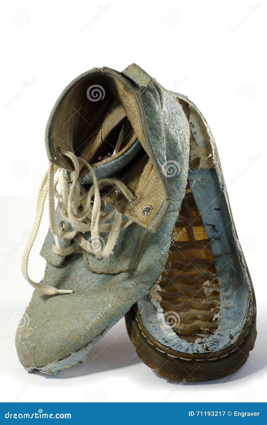 Torn shoe stock image. Image of footwear, destroyed, worn 71193217