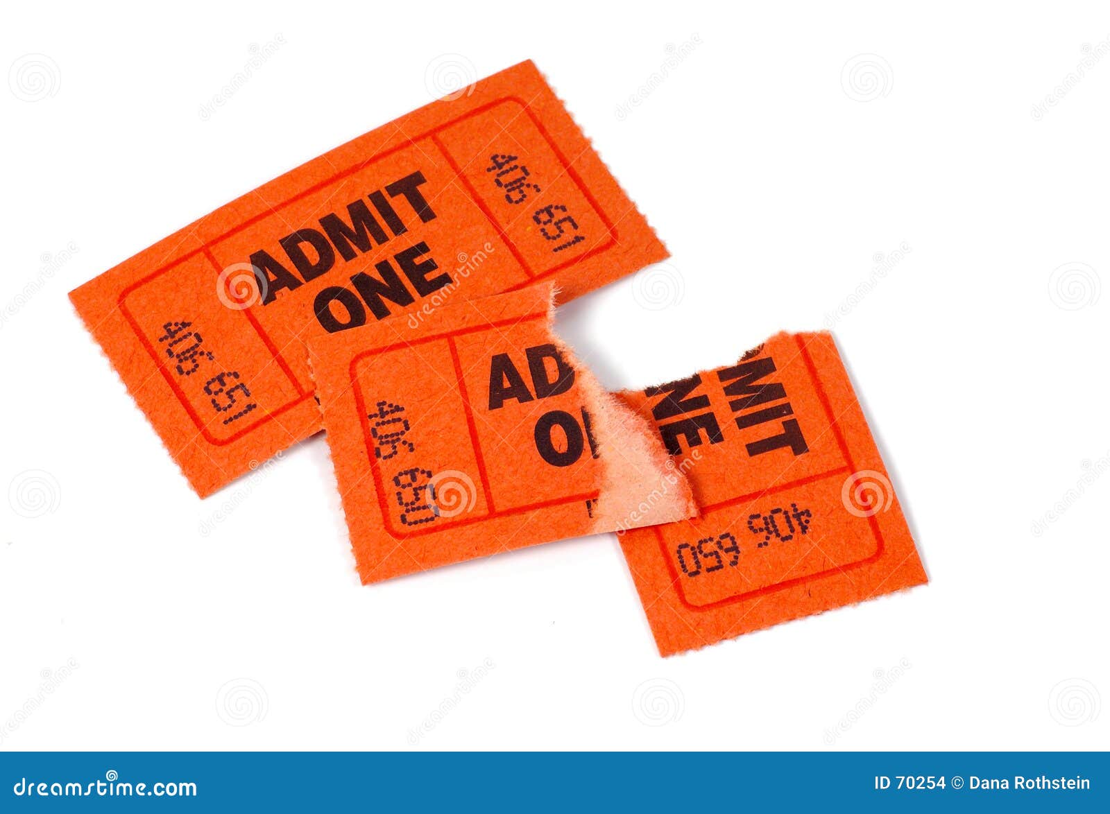 Torn Ticket Stock Images Image 70254