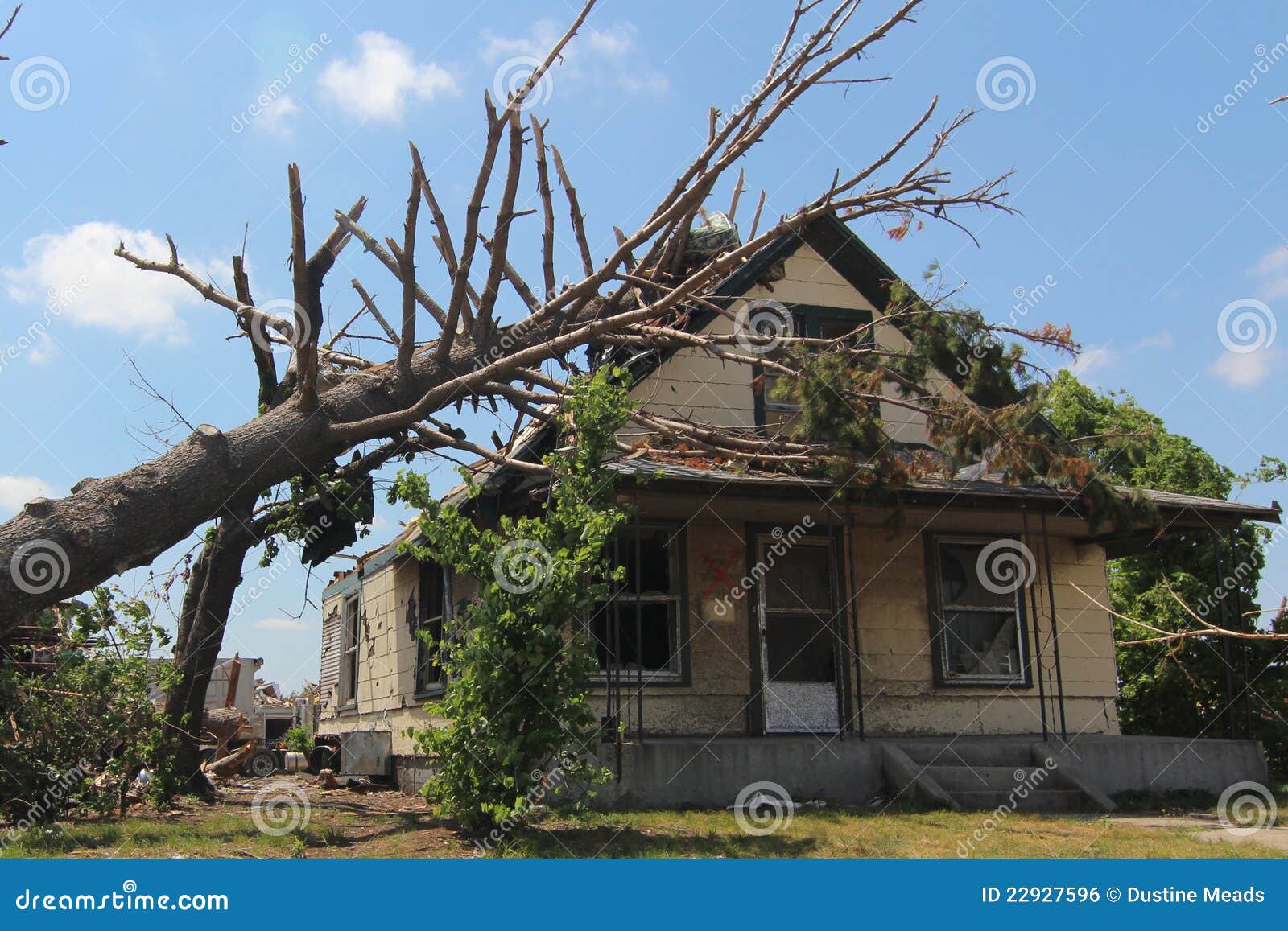 tornado damage