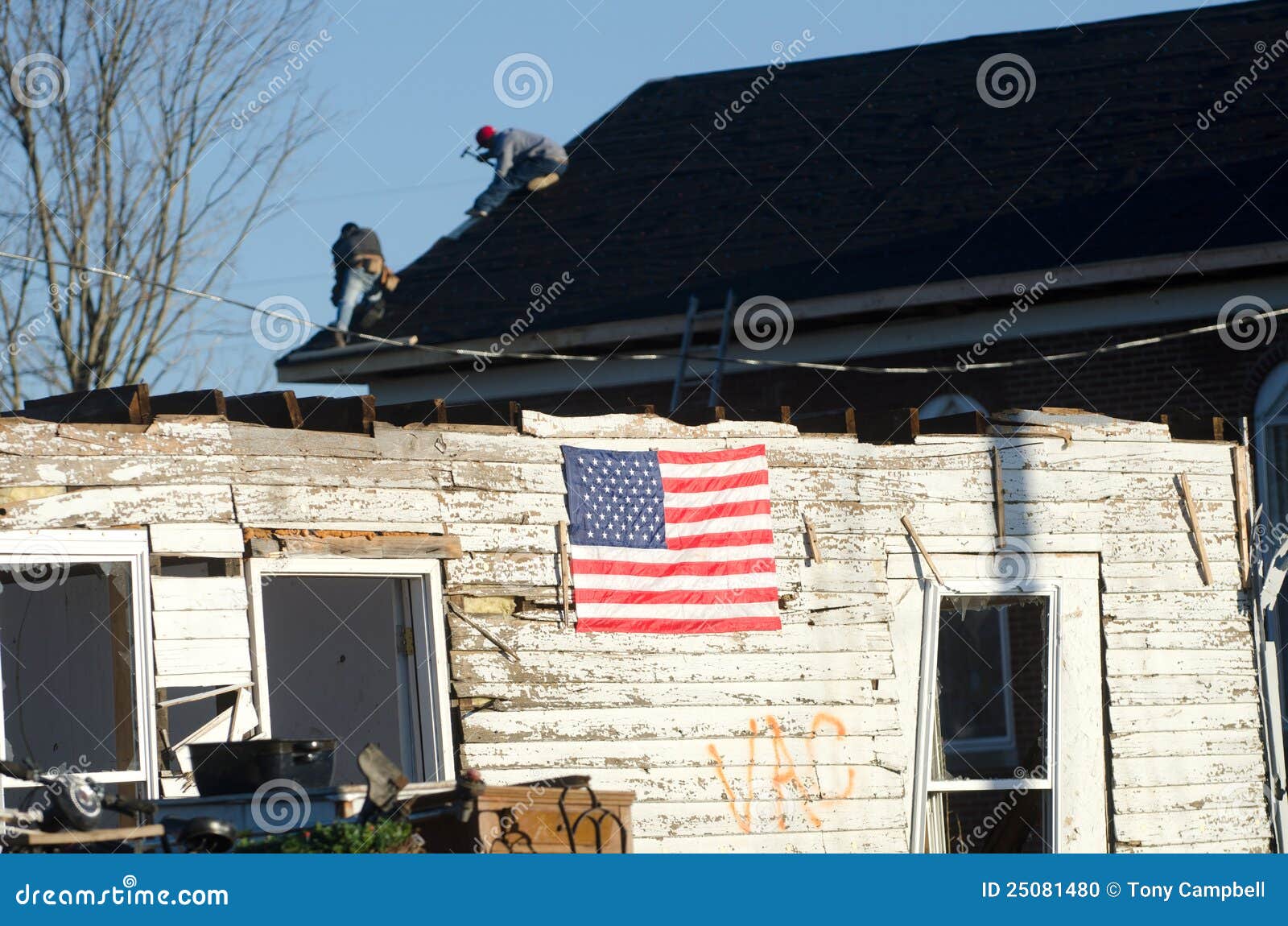 Tornado Damage in Henryville, Indiana Editorial Image Image of