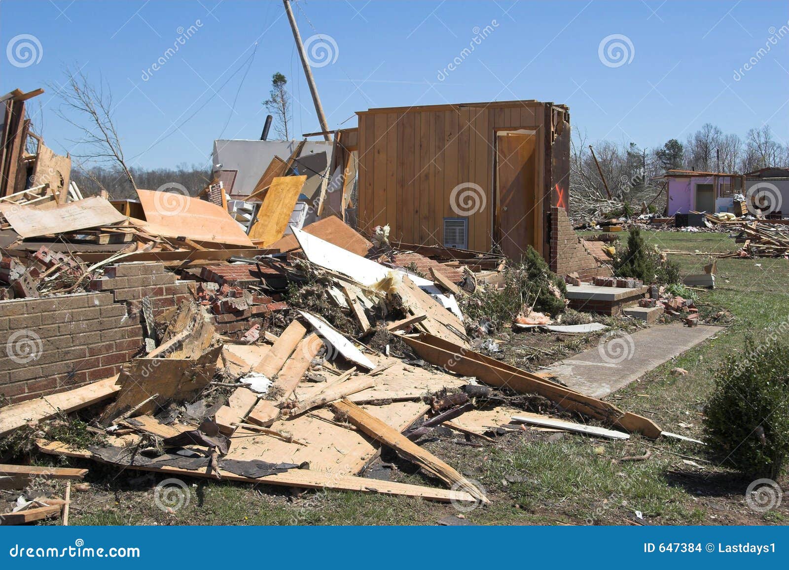 Tornado damage ky 10 stock photo. Image of gallatin, blown 647384