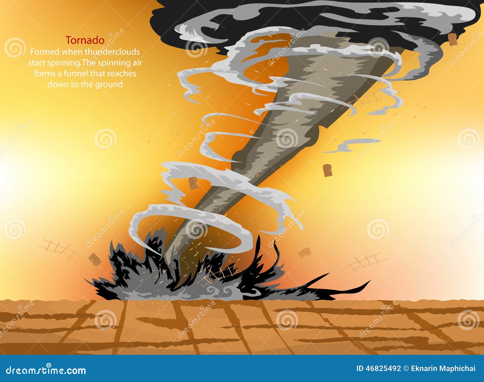 Плакат Торнадо